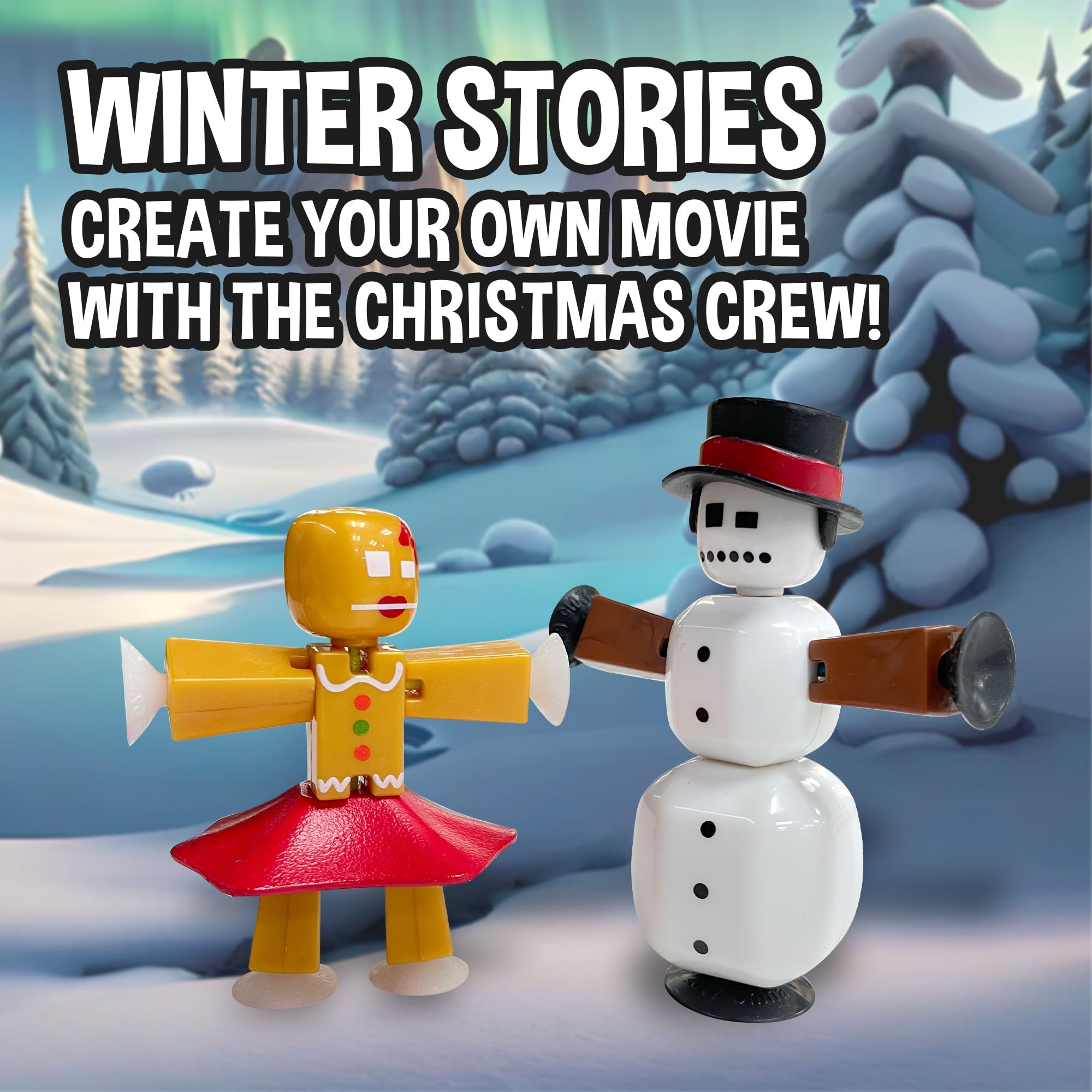 Foto 5 | Paquete Navideño Stikbot De Toy Zing Con 7 Stikbots Y Accesorios - Venta Internacional.