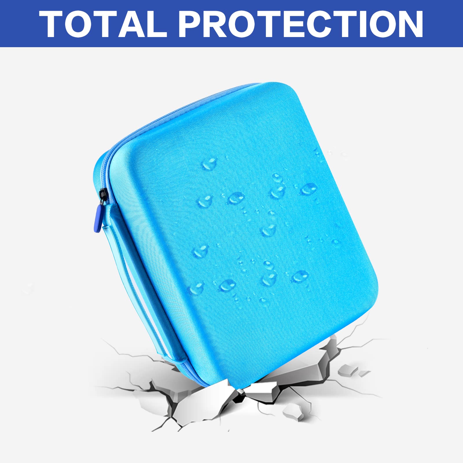 Foto 6 pulgar | Funda De Almacenamiento Paiyule Compatible Con Figuras De Tonies, Color Azul - Venta Internacional.