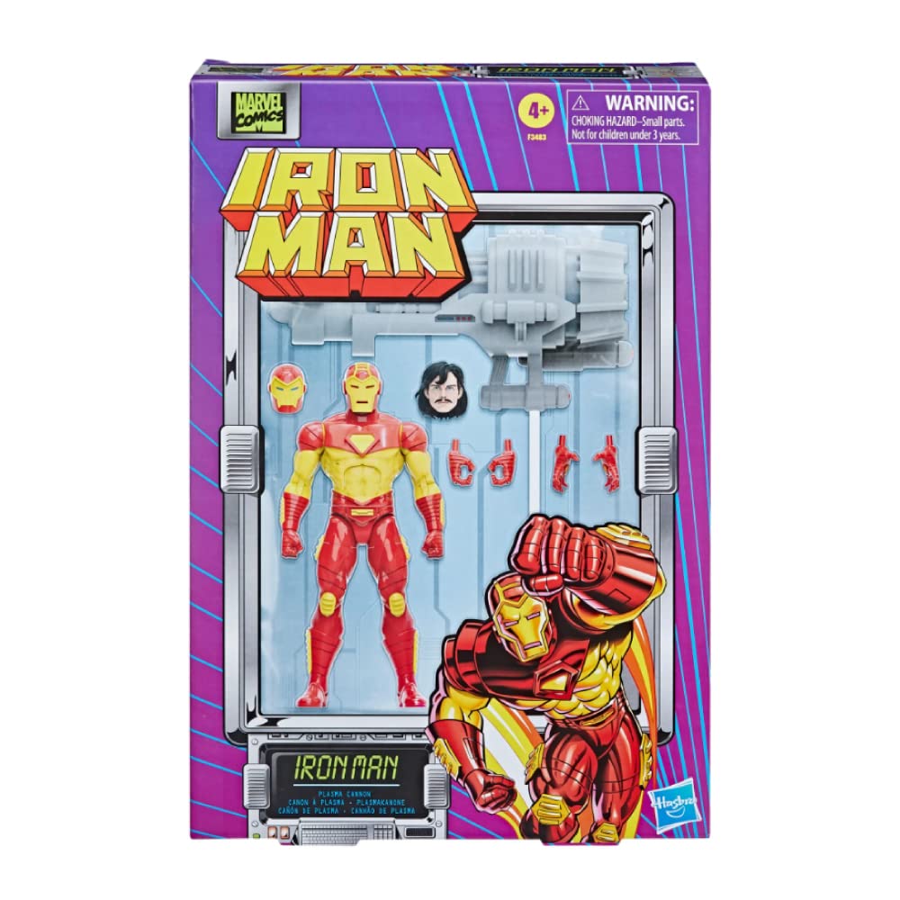 Figura De Acción Hasbro Marvel Legends Series Retro Iron Man - Venta Internacional.