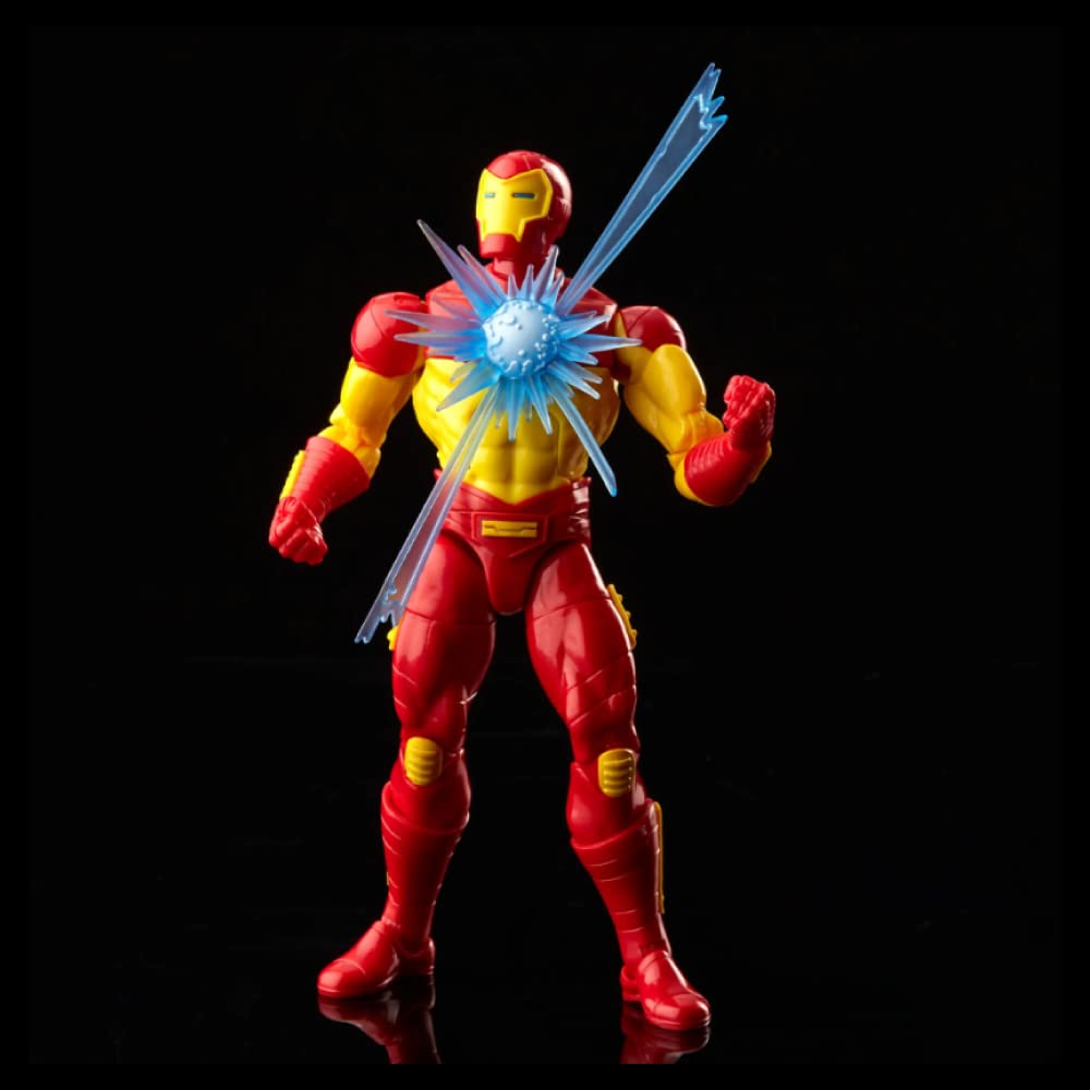 Foto 4 pulgar | Figura De Acción Hasbro Marvel Legends Series Retro Iron Man - Venta Internacional.