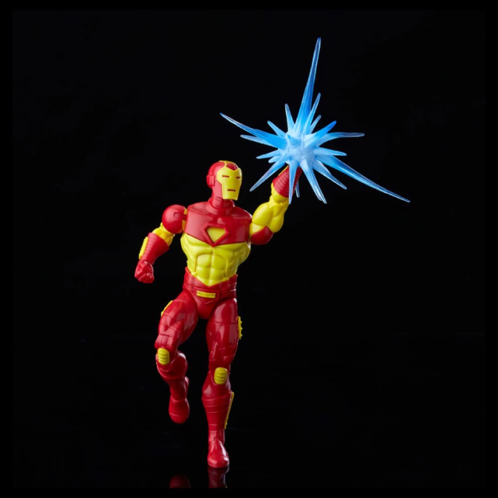 Foto 5 pulgar | Figura De Acción Hasbro Marvel Legends Series Retro Iron Man - Venta Internacional.