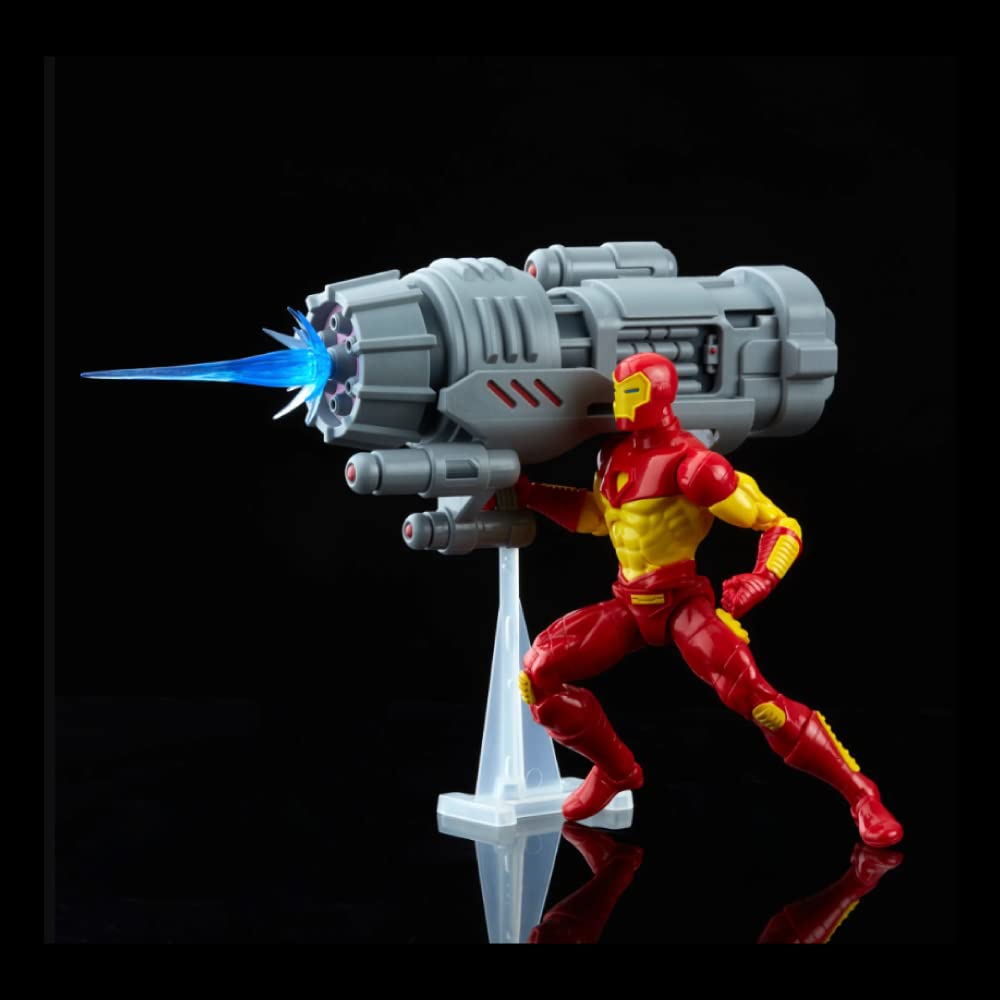Foto 7 pulgar | Figura De Acción Hasbro Marvel Legends Series Retro Iron Man - Venta Internacional.