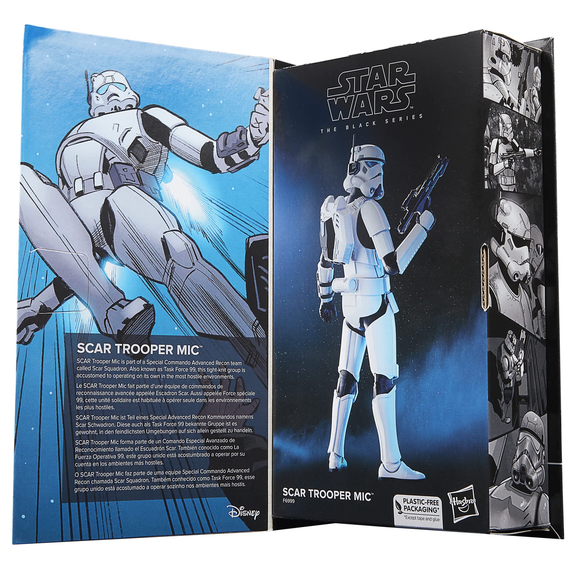 Foto 3 pulgar | Figura De Acción Hasbro Star Wars Fans Disney Scar Trooper 15 Cm - Venta Internacional.