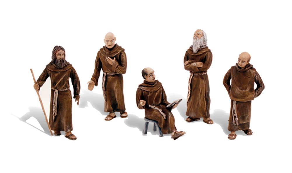 Foto 1 | Estatuilla Woodland Scenics, Ambientadores De Escenas Para Frailes Y Monjes, 1,5 Cm, 5 Unidades - Venta Internacional.