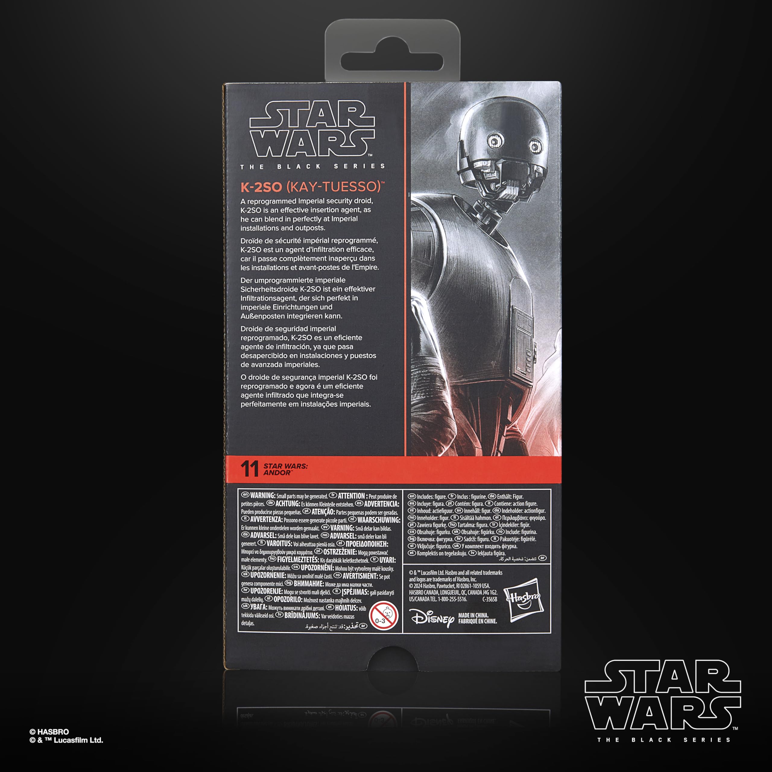 Foto 5 pulgar | Figura De Acción Star Wars The Black Series K-2so 15cm - Venta Internacional.