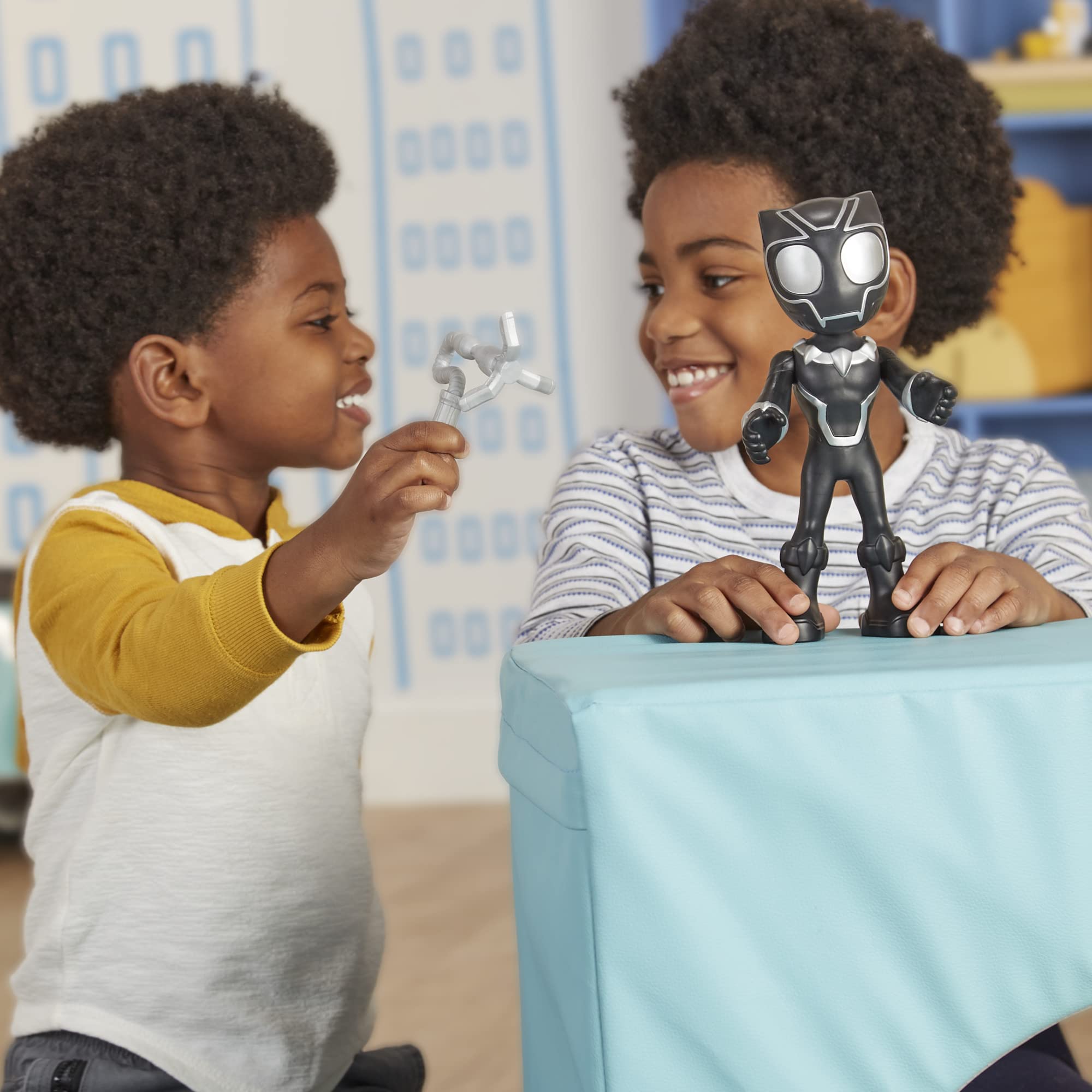 Foto 8 pulgar | Figura De Acción Hasbro Marvel Spidey Y Sus Increíbles Amigos Black Panther - Venta Internacional.