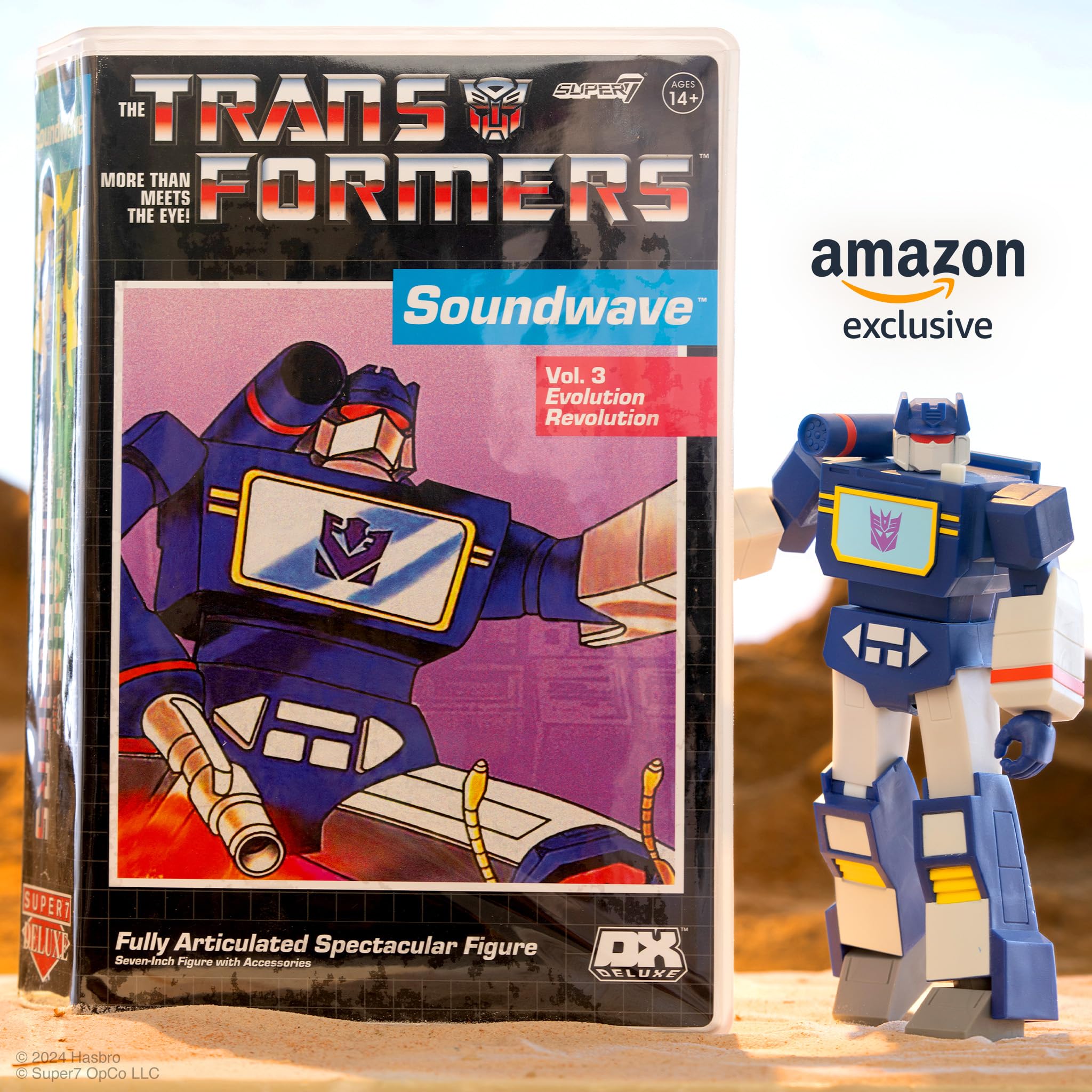 Foto 5 pulgar | Figura De Acción Super7 Transformers Deluxe Soundwave De 7 Pulgadas - Venta Internacional.
