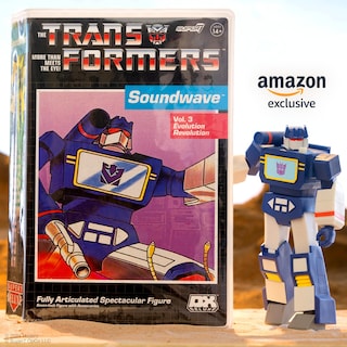 Foto 4 | Figura De Acción Super7 Transformers Deluxe Soundwave De 7 Pulgadas - Venta Internacional.