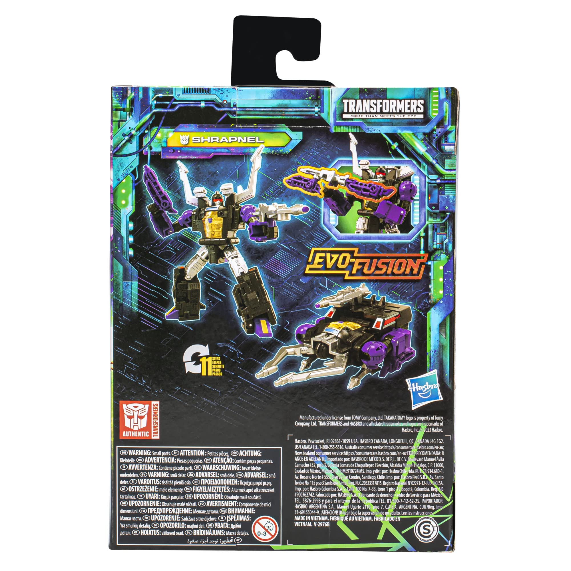 Foto 3 | Figura De Acción Transformers Legacy Evolution Deluxe Shrapnel - Venta Internacional.