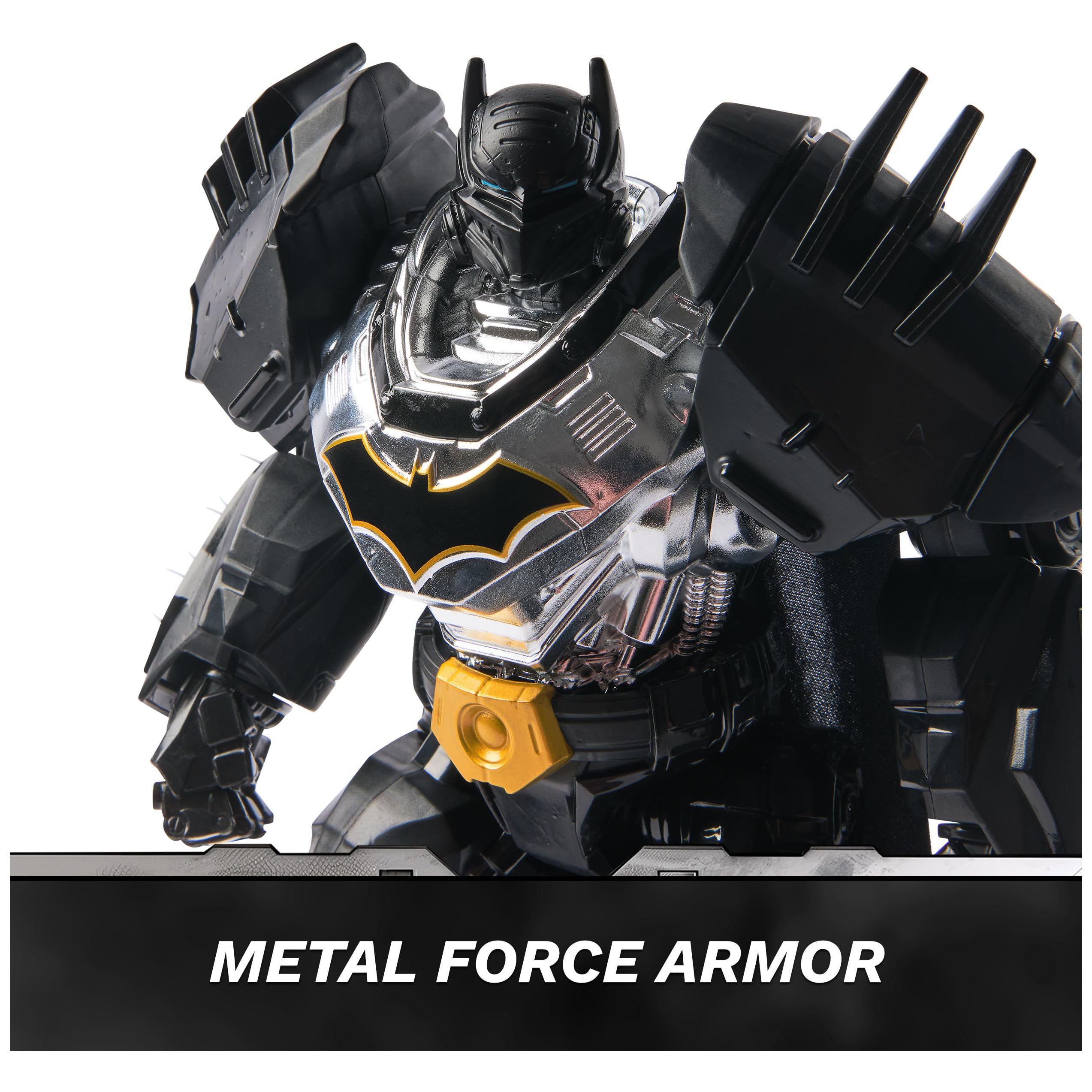 Foto 4 pulgar | Figura De Acción Spin Master Dc Comics Metal Force Batman 30 Cm - Venta Internacional.