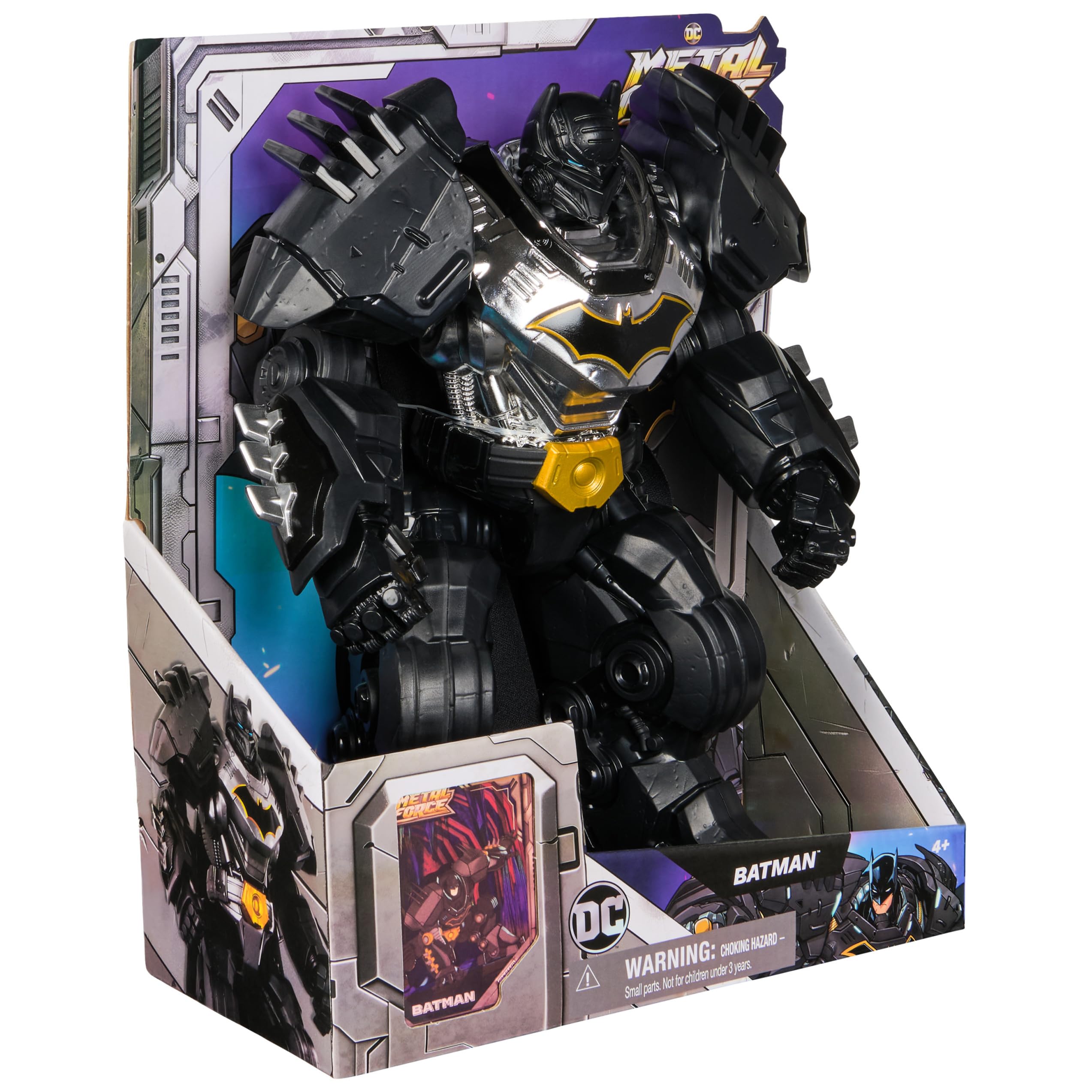 Foto 7 | Figura De Acción Spin Master Dc Comics Metal Force Batman 30 Cm - Venta Internacional.