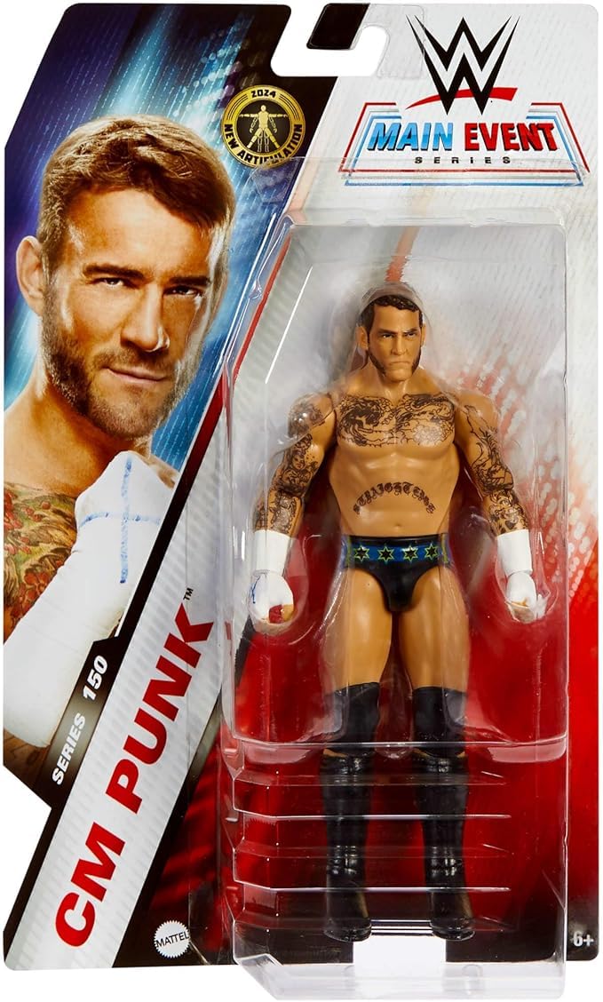 Foto 1 | Figura De Acción Wwe Main Event Series 150 Cm Punk 150 Cm - Venta Internacional.