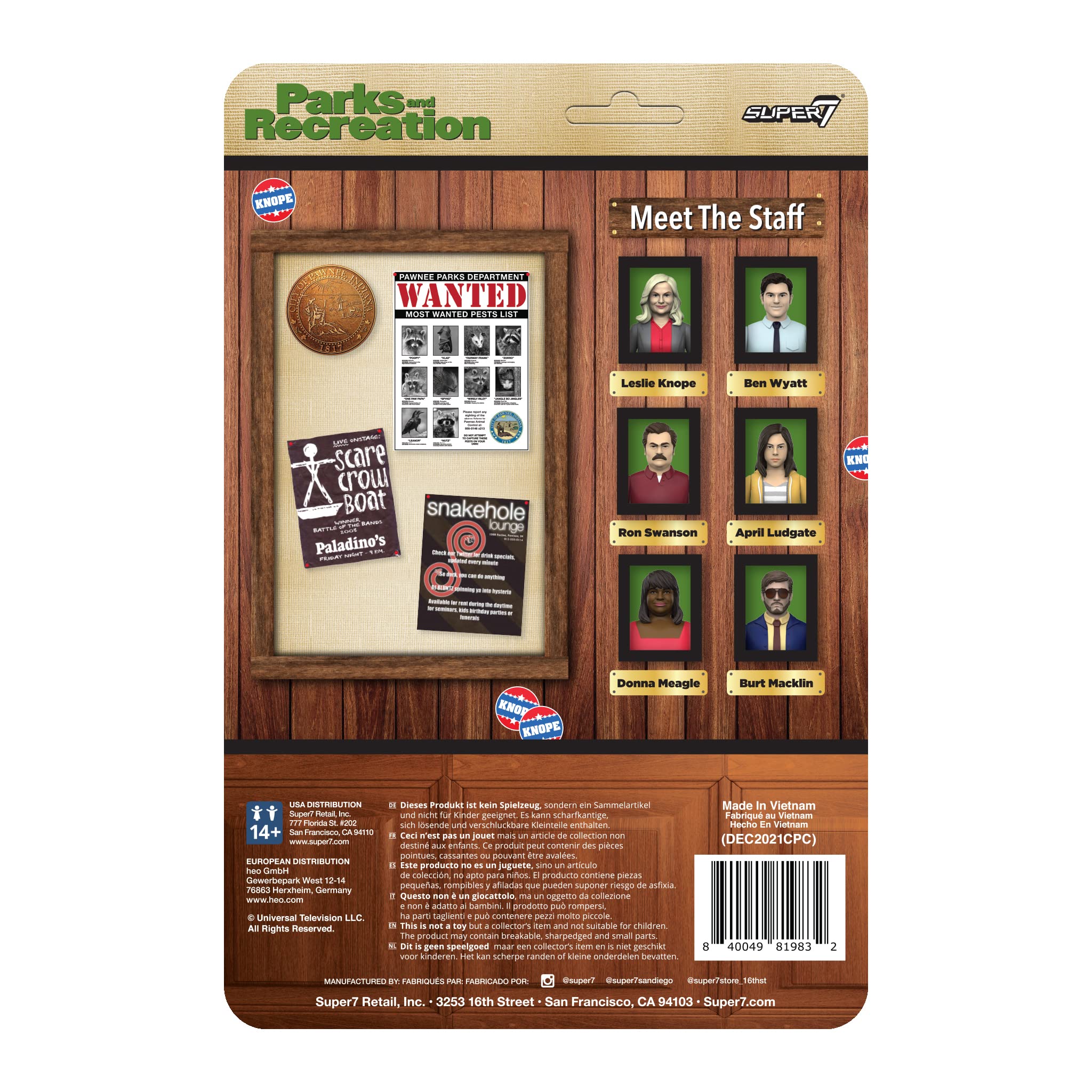 Foto 3 | Figura De Acción Super7 Parks And Recreation Ron Swanson 3.75 - Venta Internacional.