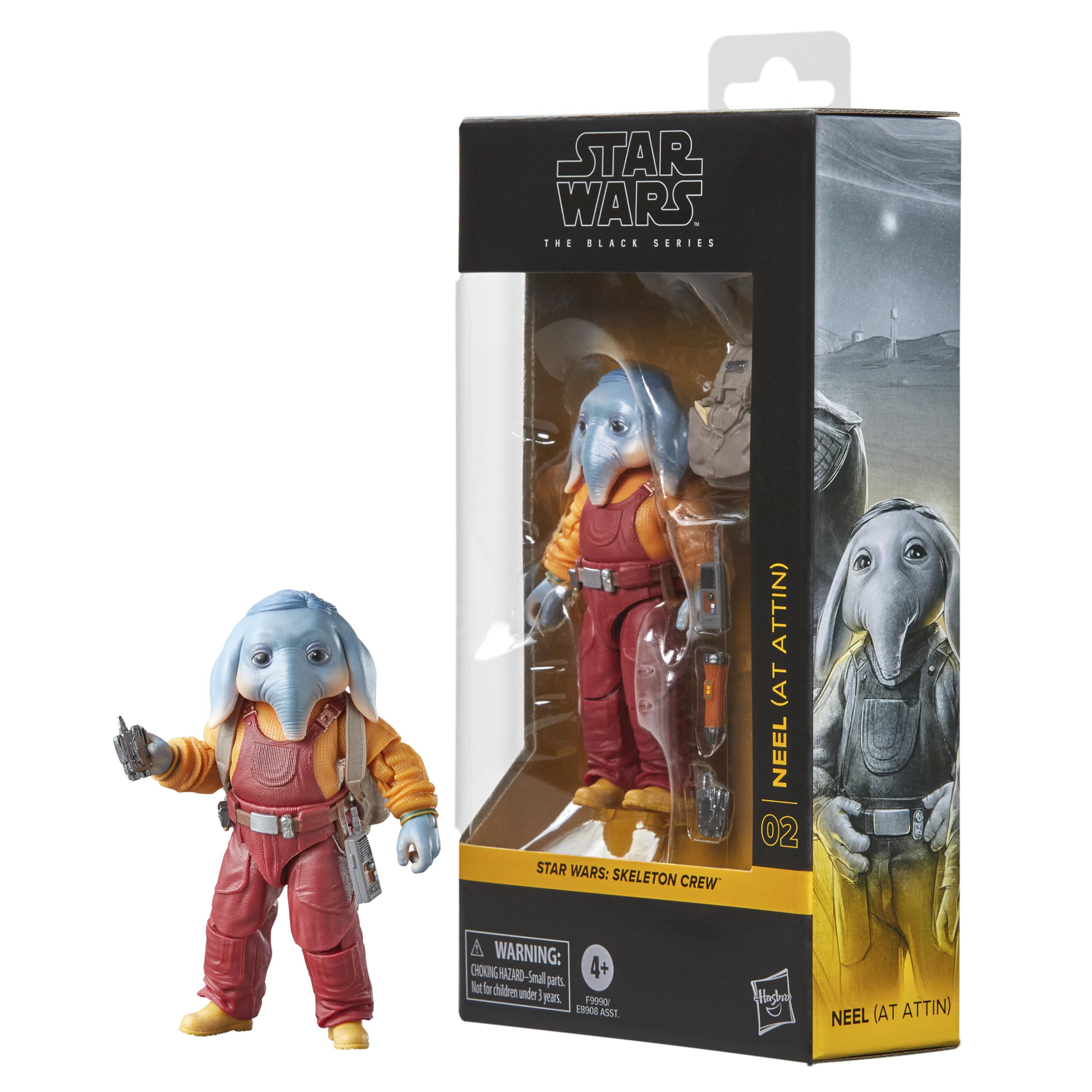 Foto 1 | Figura De Acción Star Wars The Black Series Skeleton Crew 15 Cm - Venta Internacional.