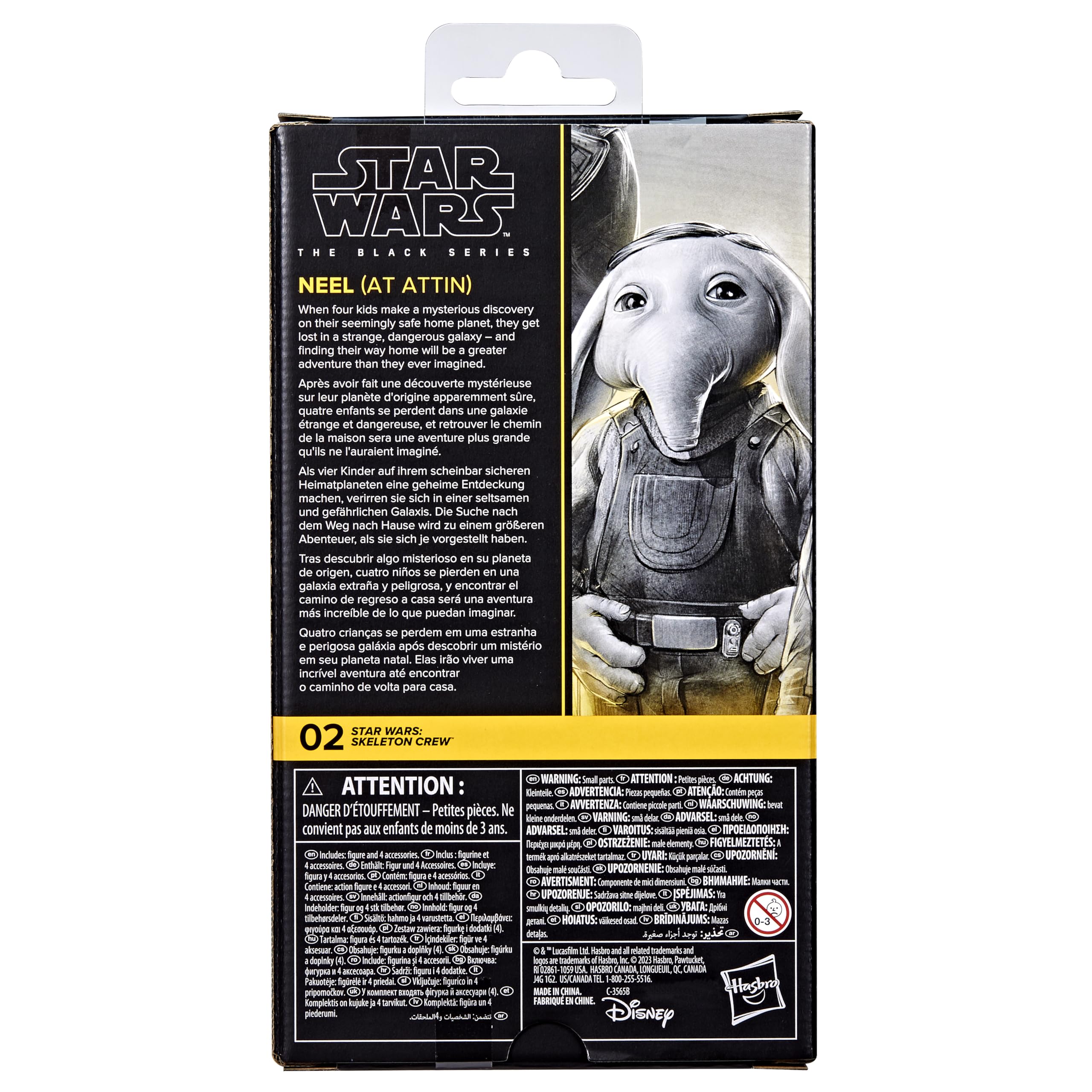 Foto 6 | Figura De Acción Star Wars The Black Series Skeleton Crew 15 Cm - Venta Internacional.