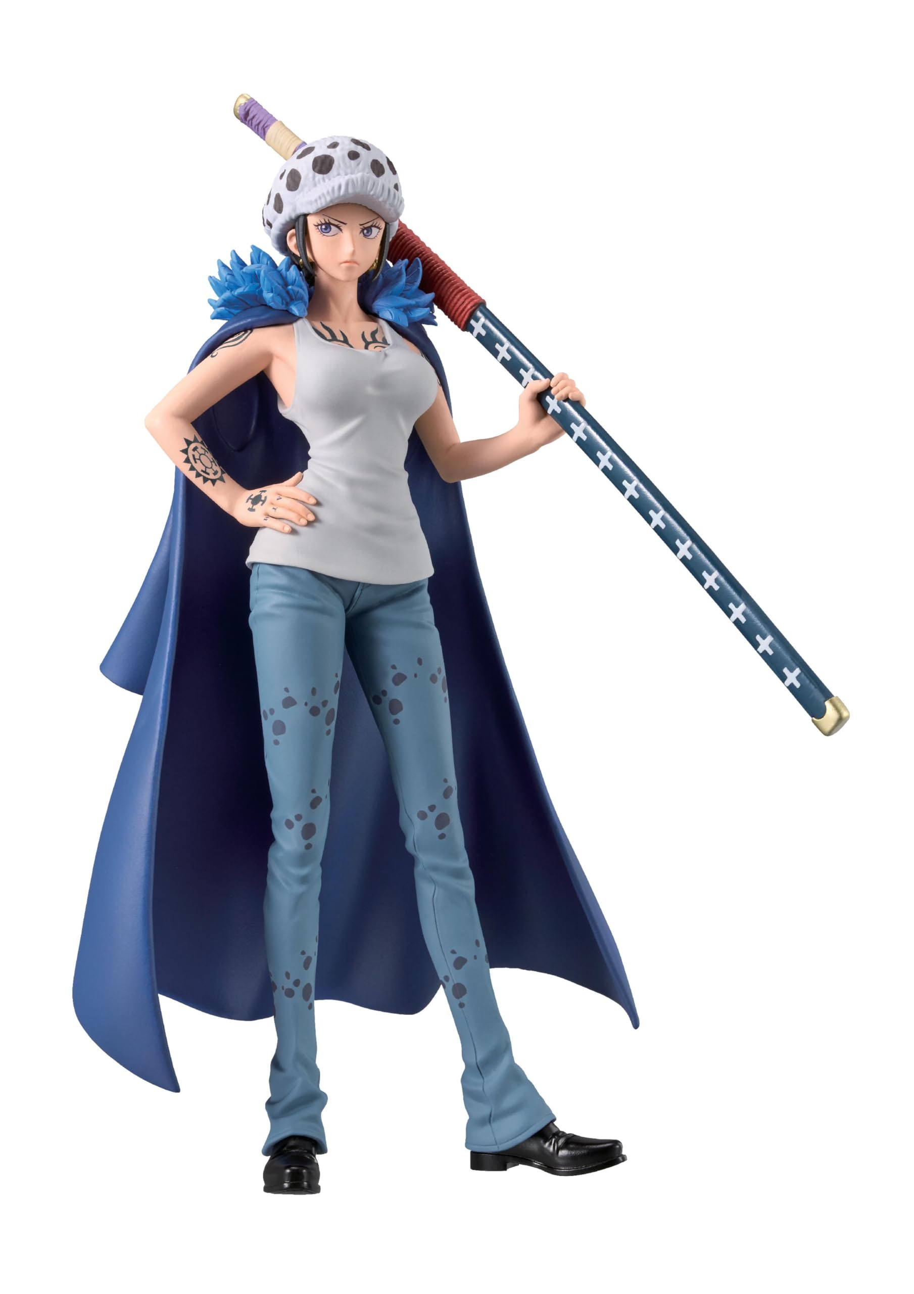 Figura Banpresto One Piece Trafalgar Law Change, Versión 6.3 Pulgadas - Venta Internacional.