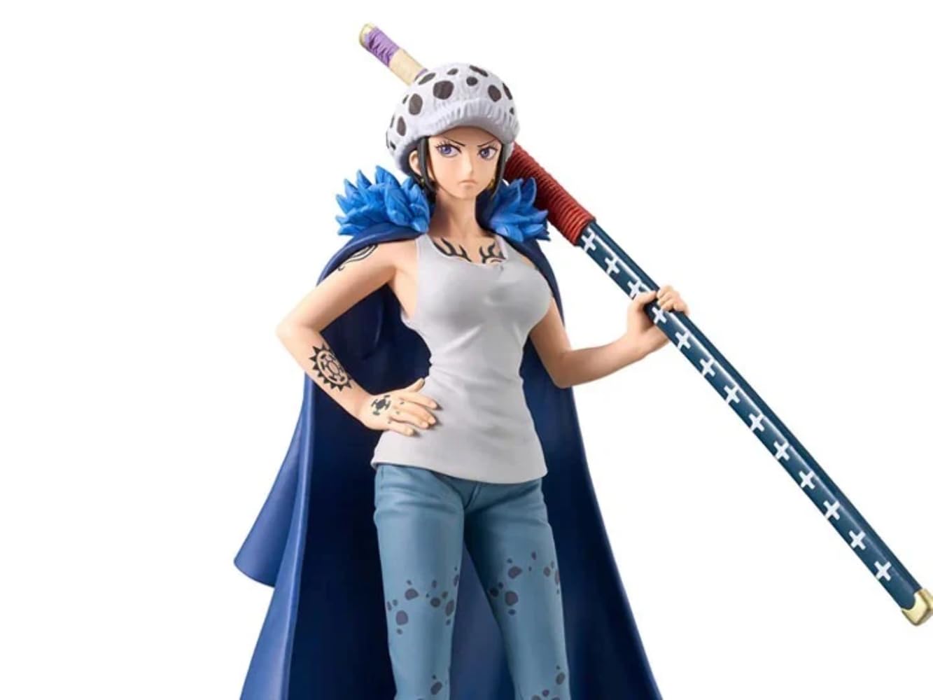 Foto 3 pulgar | Figura Banpresto One Piece Trafalgar Law Change, Versión 6.3 Pulgadas - Venta Internacional.