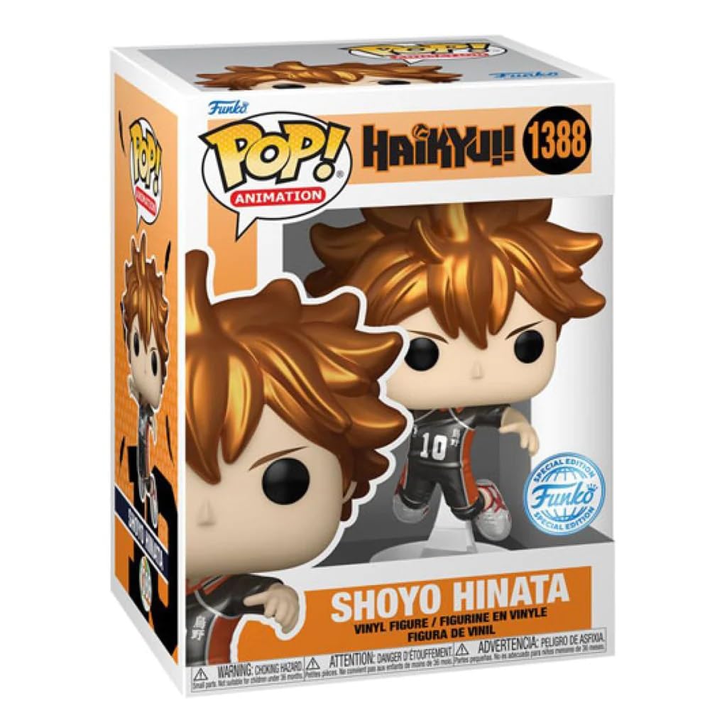 Foto 2 pulgar | Figura Funko Pop! ¡¡animación Haikyu!! Shoyo Hinata Metallic - Venta Internacional.
