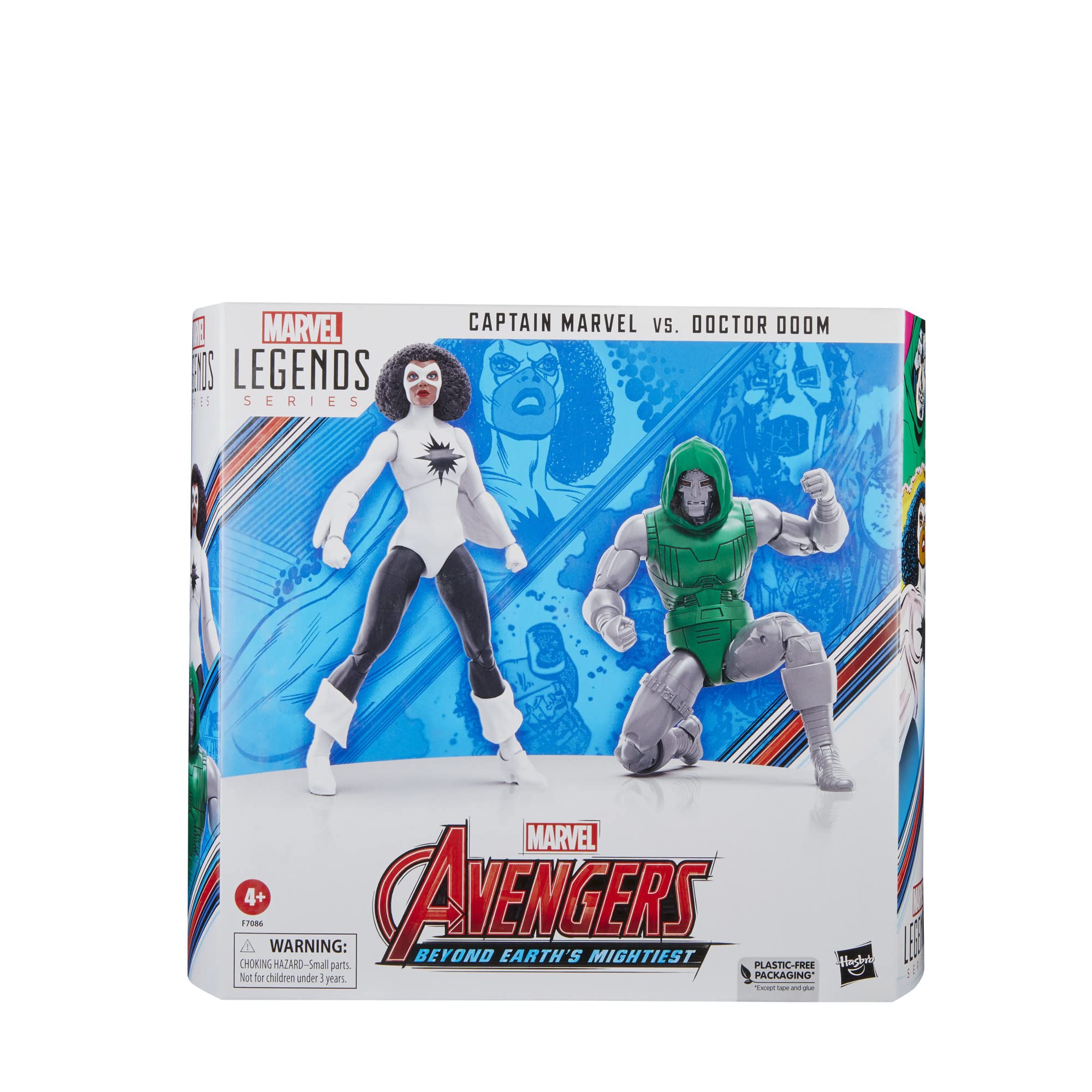 Foto 3 pulgar | Figuras De Acción Marvel Legends Capitán Contra Doctor Doom 6'' - Venta Internacional.