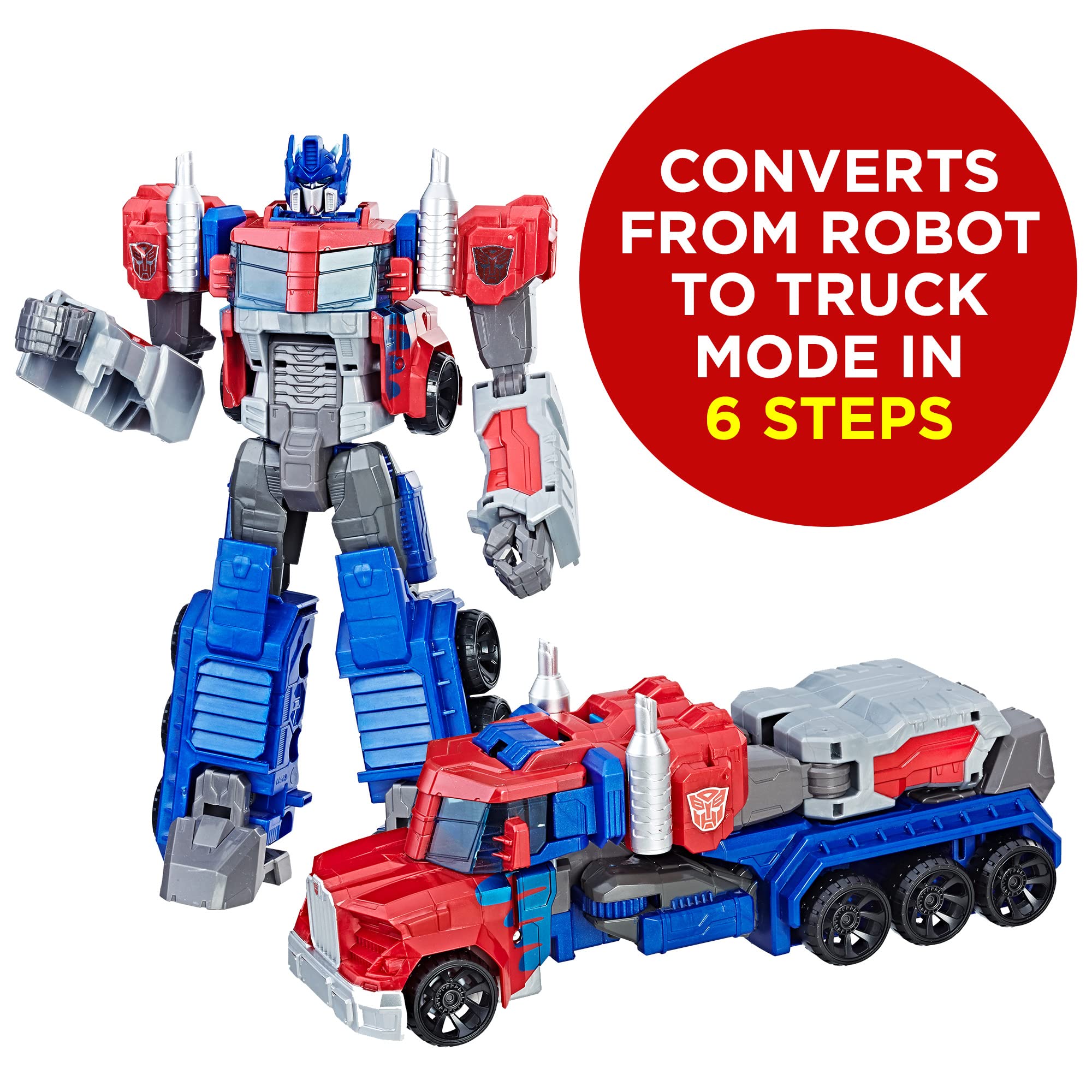 Foto 2 | Figura De Acción Transformers Heroic Optimus Prime 28cm - Venta Internacional.
