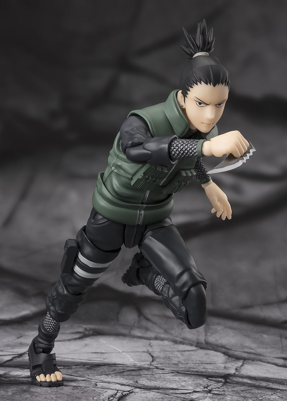 Foto 6 pulgar | Figura De Acción Tamashii Nations Naruto Shippuden Shikamaru Nara - Venta Internacional.