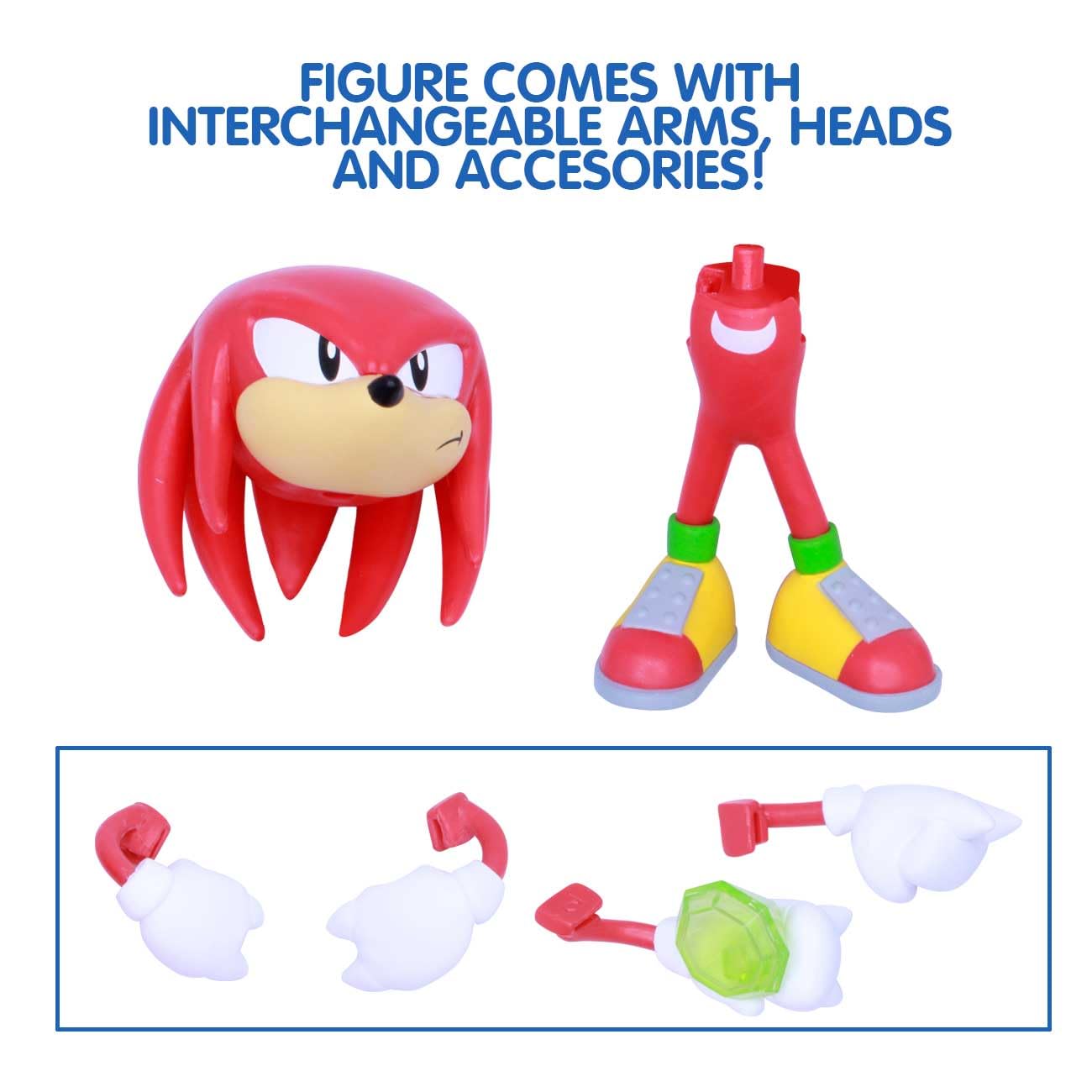 Foto 4 pulgar | Figuras De Acción Just Toys Llc Sonic The Hedgehog Knuckles - Venta Internacional.