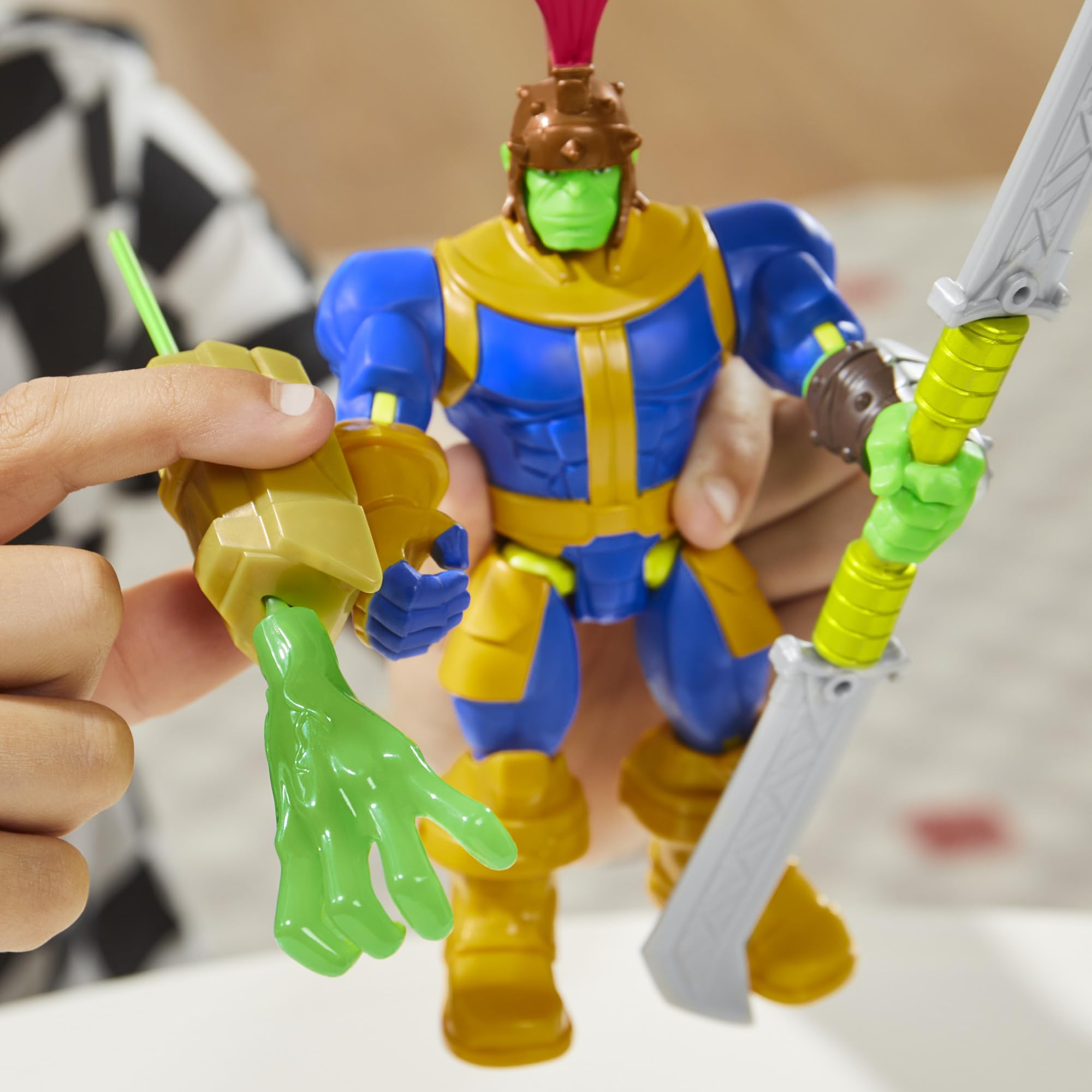 Foto 6 pulgar | Figura De Acción Avengers Marvel Mixmashers Thanos De 13 Cm Con Acc - Venta Internacional.
