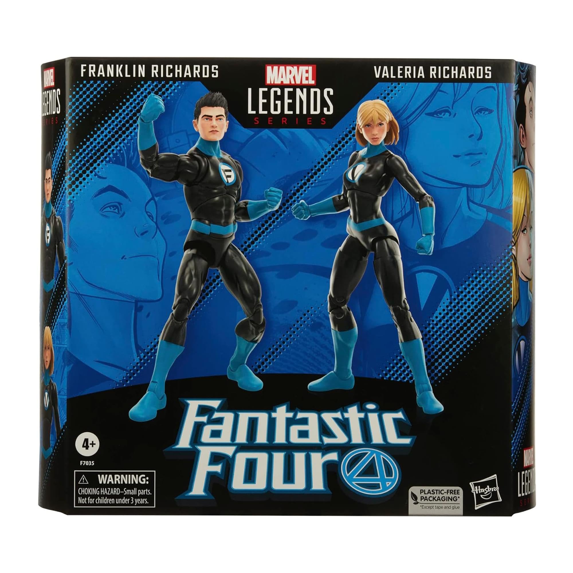 Foto 8 pulgar | Figuras De Acción Marvel Legends Series Fantastic Four Franklin Richards Y Valeria Richards - Venta Internacional.