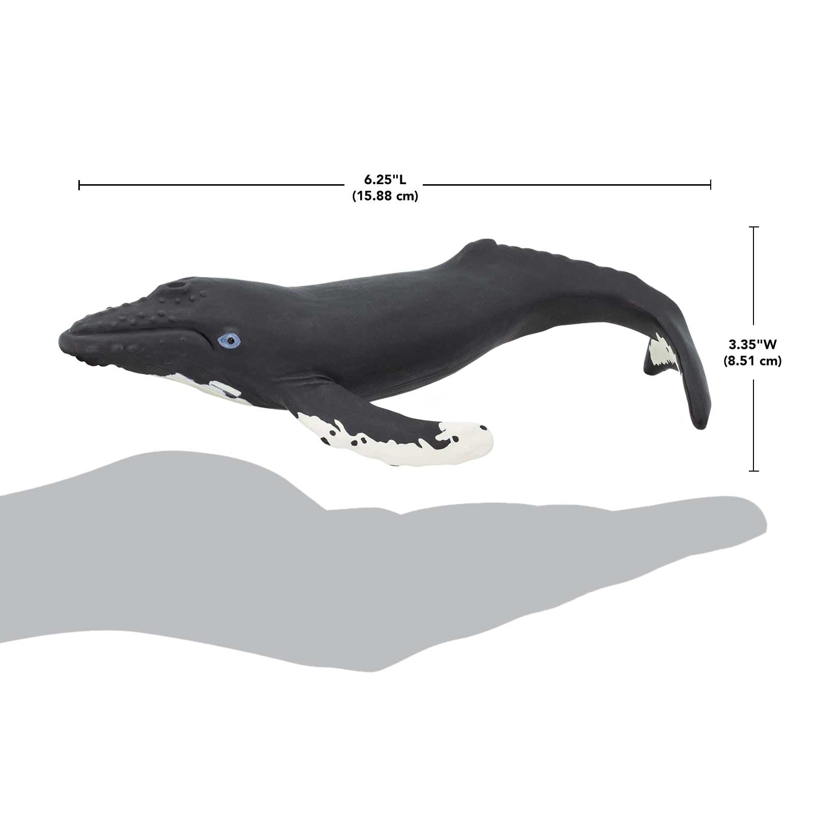 Foto 4 pulgar | Figura De Ballena Jorobada De Safari Ltd., Modelo De Plástico De 7 Cm, Más De 1 Año - Venta Internacional.