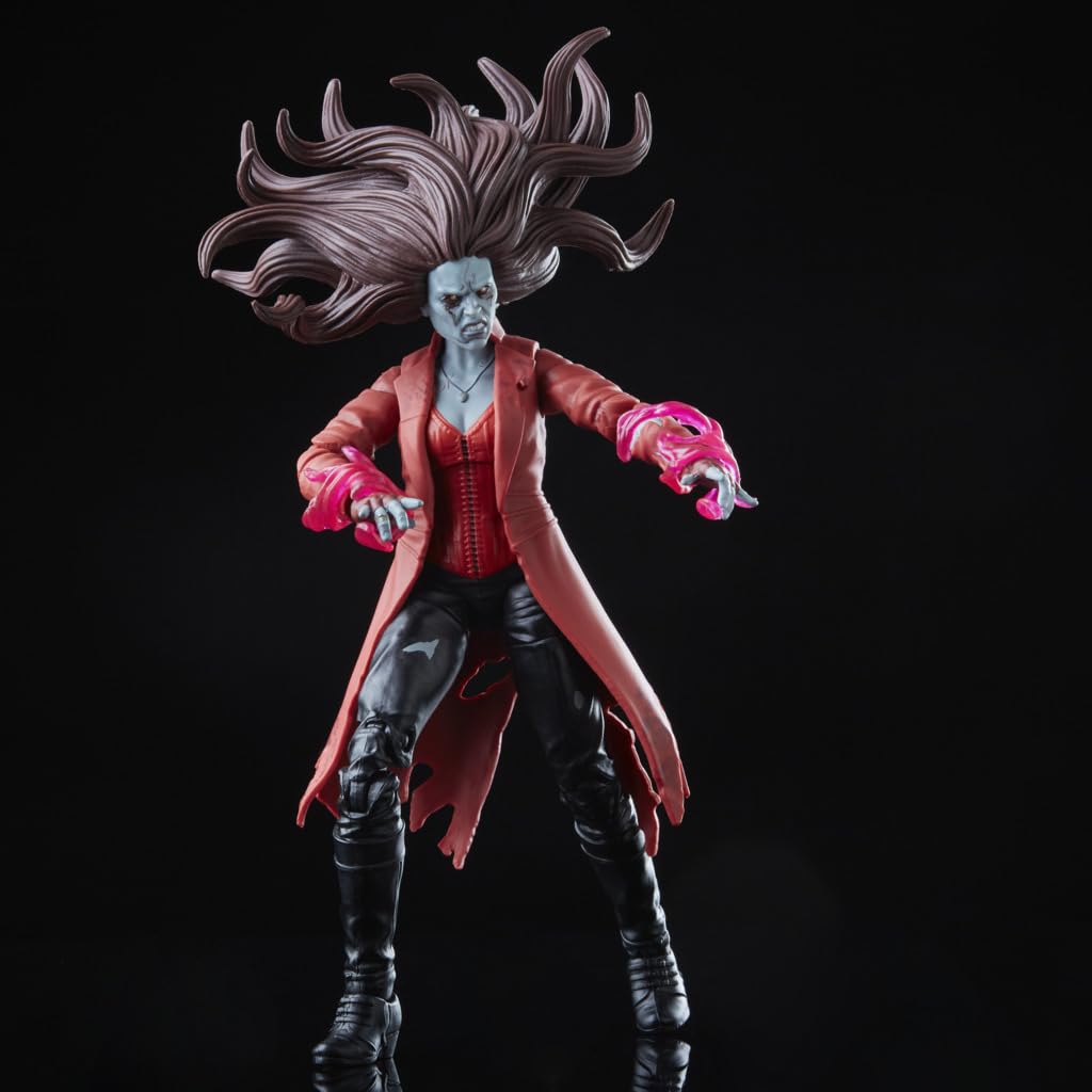 Foto 4 pulgar | Figura De Acción Marvel Legends Series Zombie Scarlet Witch - Venta Internacional.