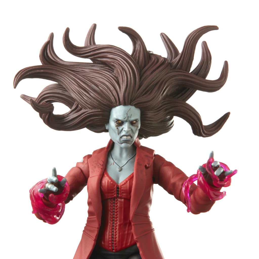 Foto 5 pulgar | Figura De Acción Marvel Legends Series Zombie Scarlet Witch - Venta Internacional.