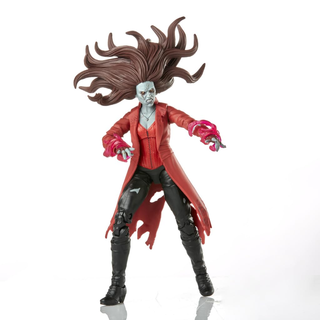 Foto 6 pulgar | Figura De Acción Marvel Legends Series Zombie Scarlet Witch - Venta Internacional.