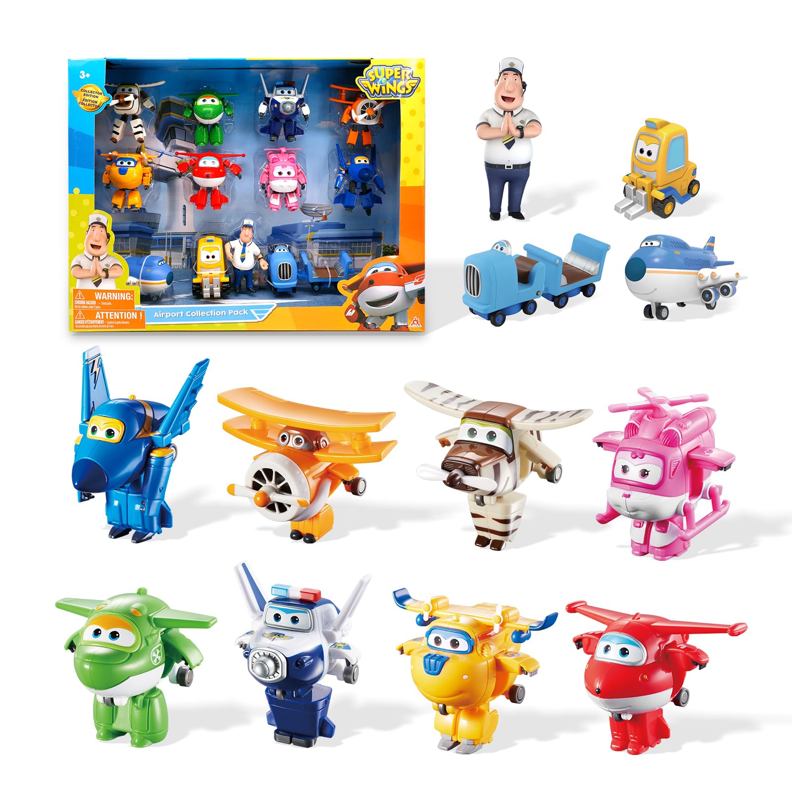 Set De Juego Toy Super Wings 5 Transforming Airport Airplane - Venta Internacional.