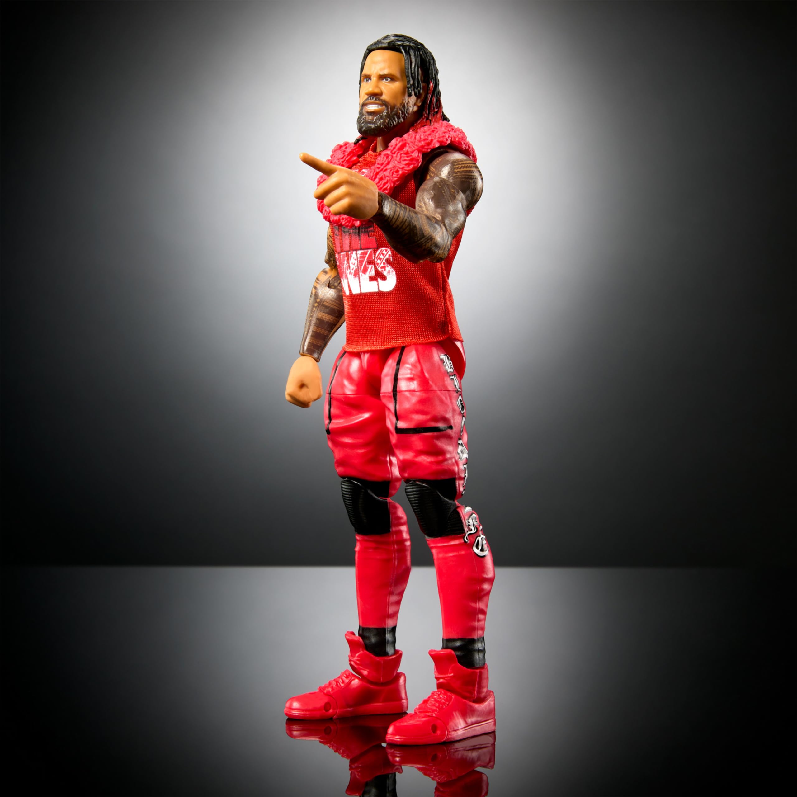 Foto 5 pulgar | Figura De Acción Mattel Wwe Elite Series #106 Jimmy Uso 15 Cm - Venta Internacional.