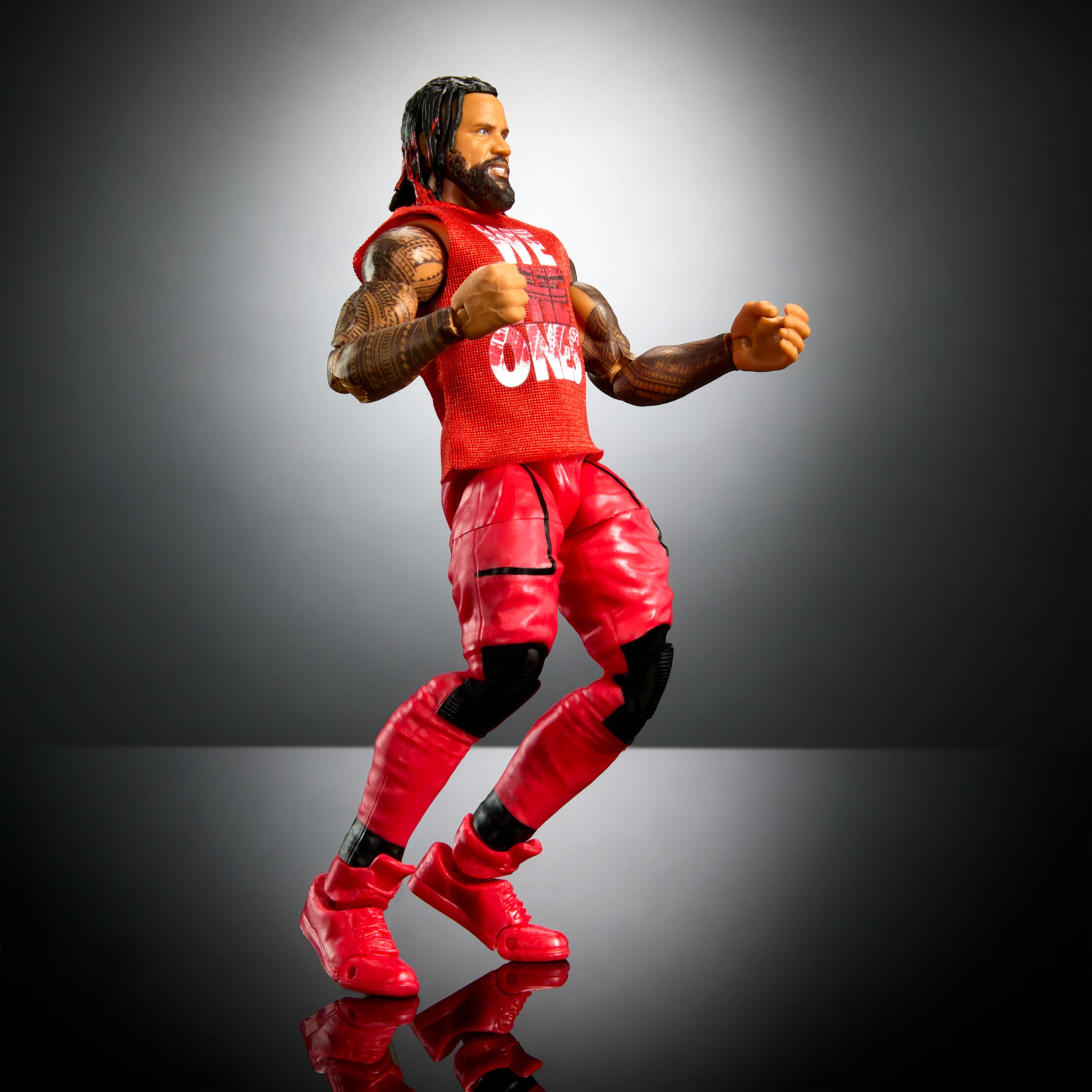 Foto 6 pulgar | Figura De Acción Mattel Wwe Elite Series #106 Jimmy Uso 15 Cm - Venta Internacional.