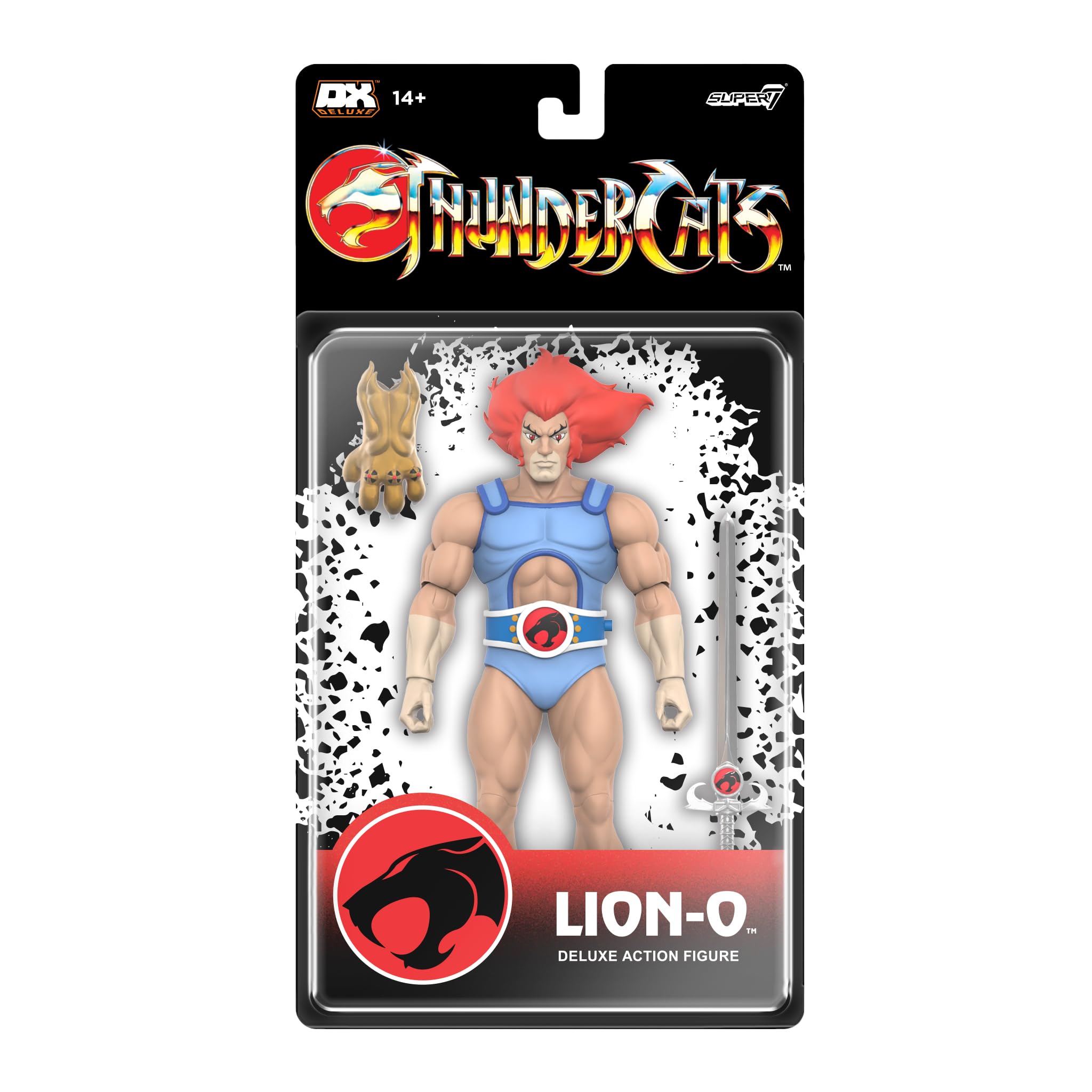 Figura De Acción Super7 Thundercats Deluxe Lion-o 7» Wave 01 - Venta Internacional.