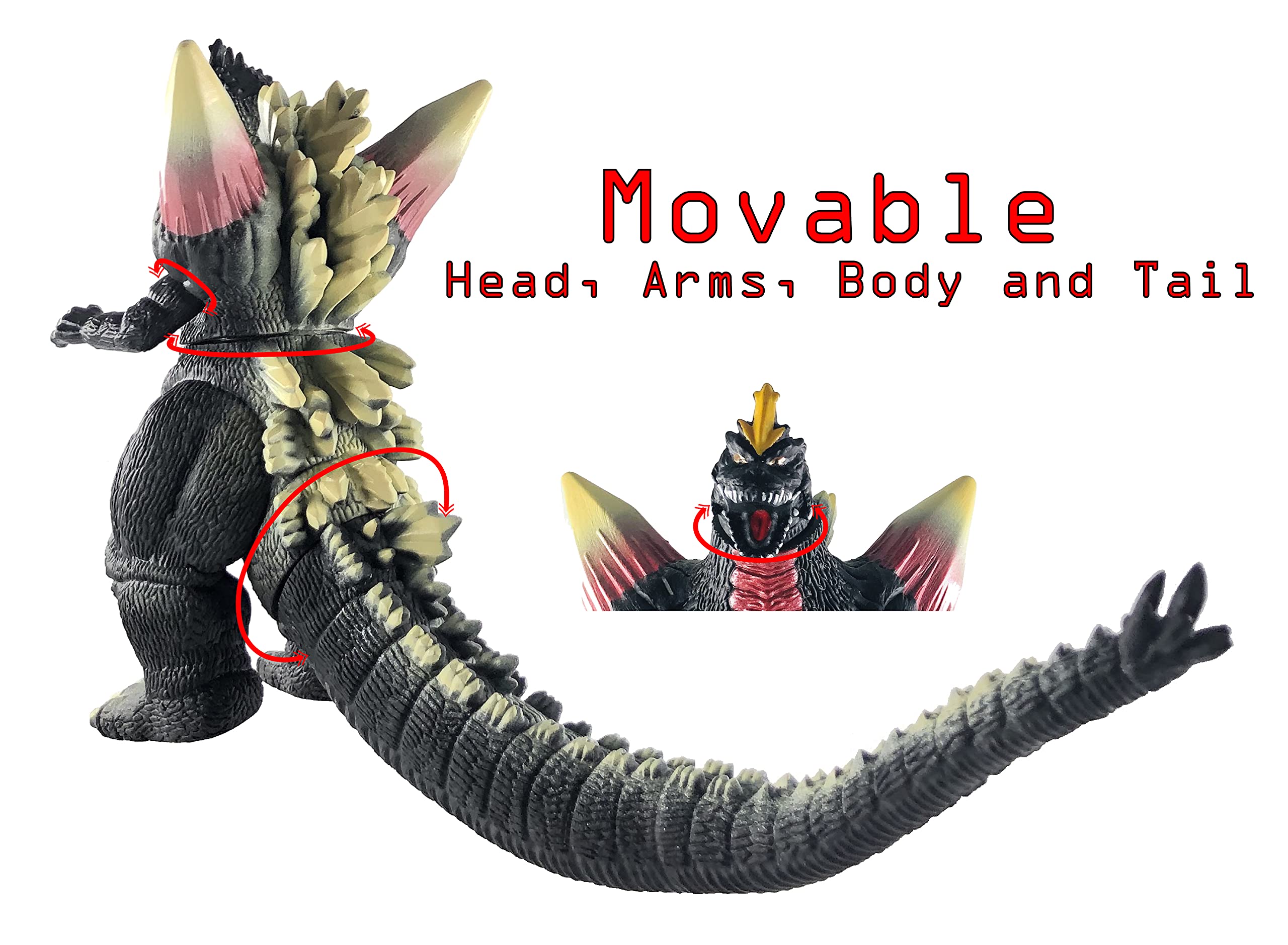 Foto 8 pulgar | Figuras De Acción Twcare Spacegodzilla Disosaur Dragon Gigan - Venta Internacional.