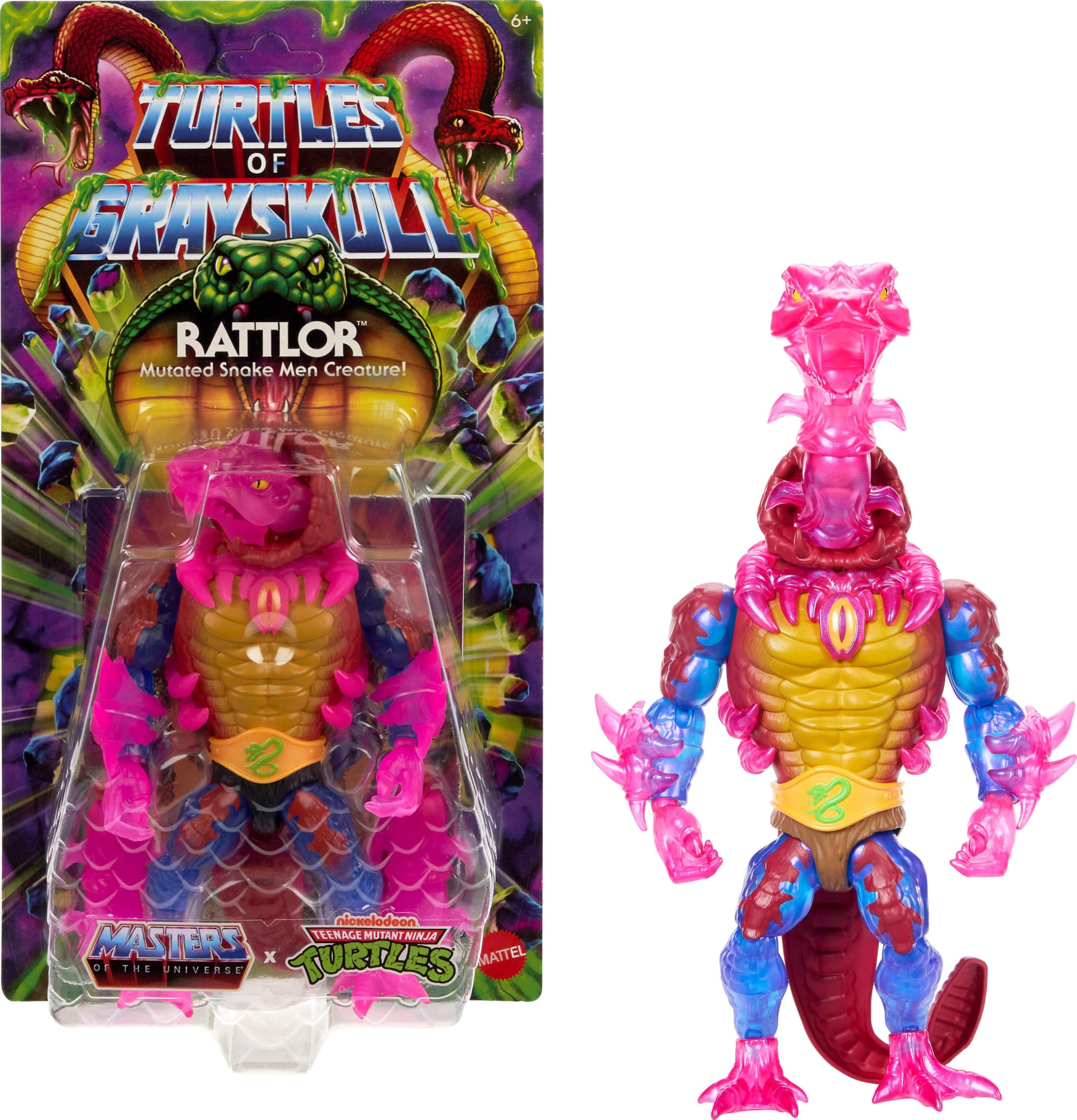Figura De Acción Masters Of Universe Origins Rattlor 14,7 Cm - Venta Internacional.