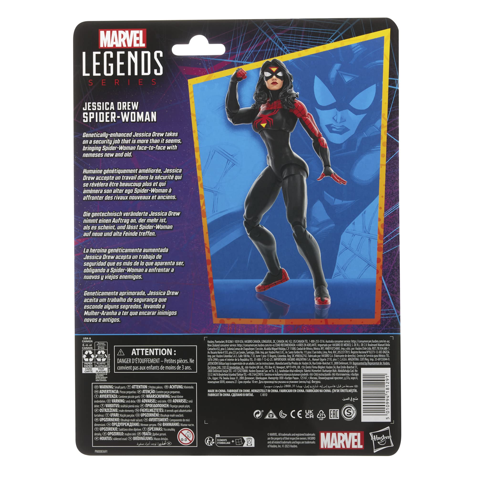 Foto 4 pulgar | Figura De Acción Marvel Legends Series Spider-woman 15 Cm - Venta Internacional.