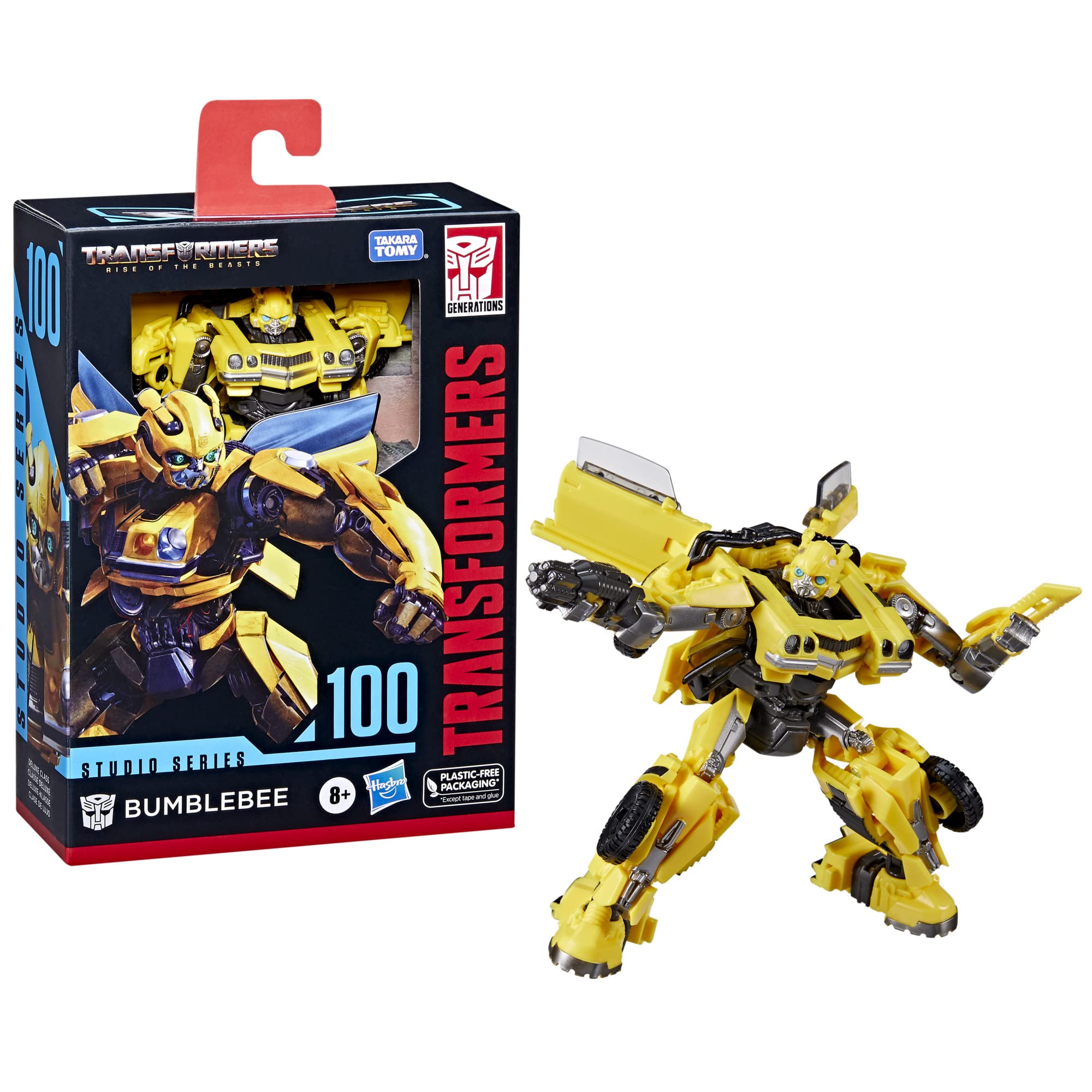 Foto 7 pulgar | Figura De Acción Transformers Studio Series Deluxe 100 Bumblebee - Venta Internacional.