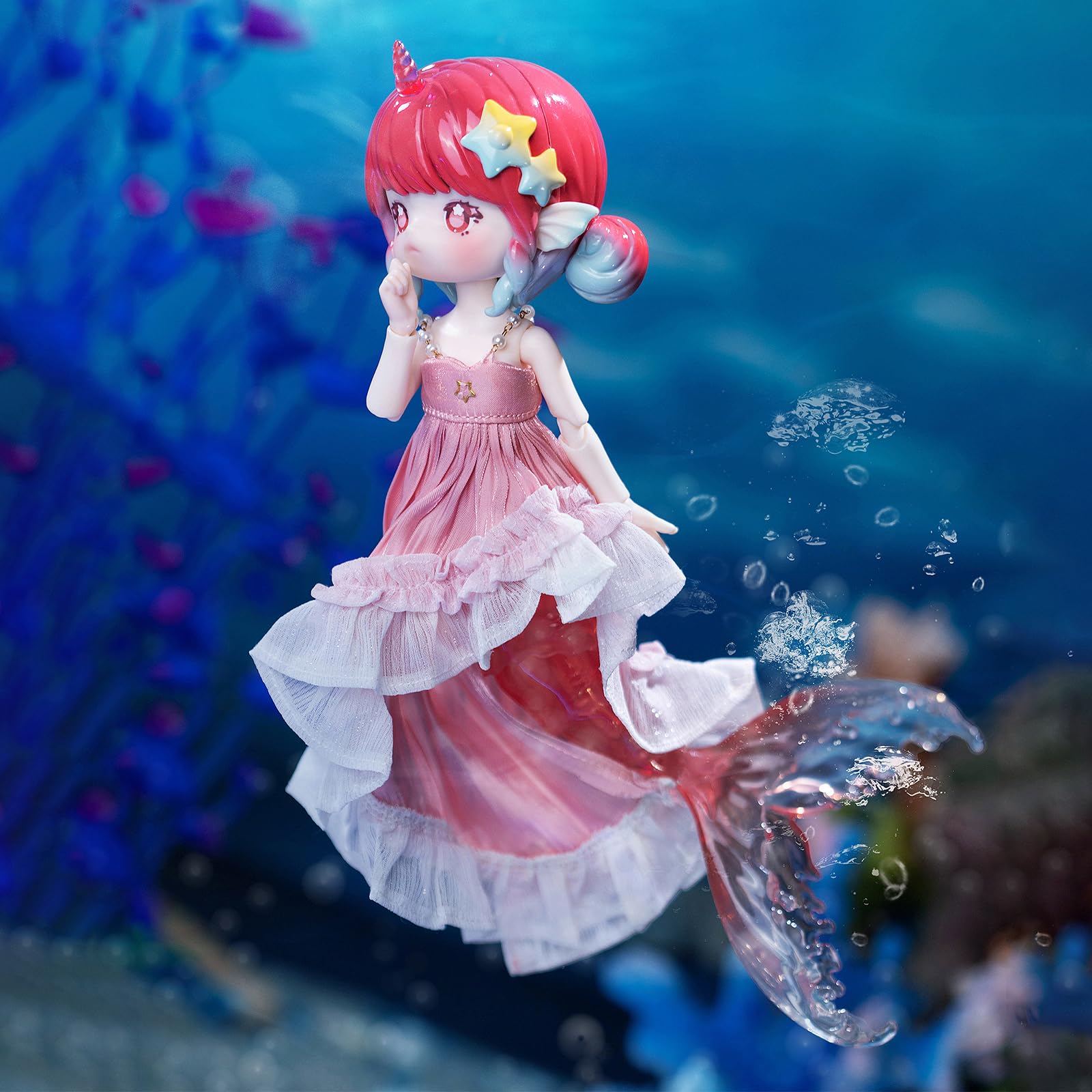 Foto 8 pulgar | Muñeca Bjd Beemai Antu Tidal, Lenguaje Secreto, Sirena, 24 Cm - Venta Internacional.