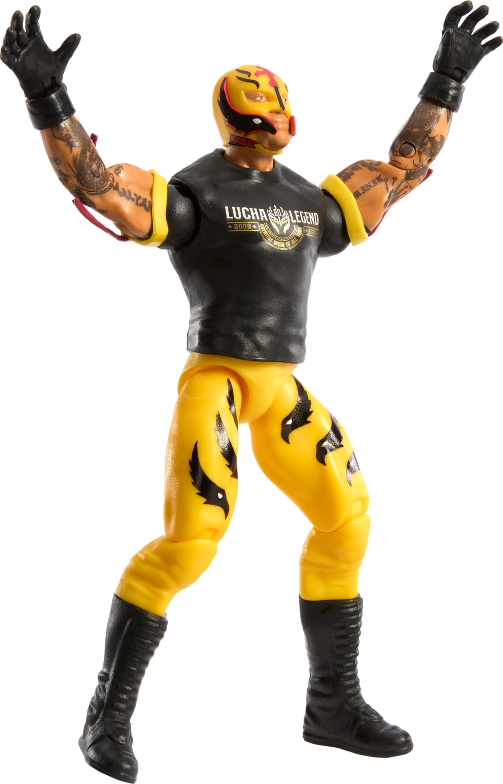 Figura De Acción Mattel Wwe Collectible Rey Mysterio 15 Cm - Venta Internacional.