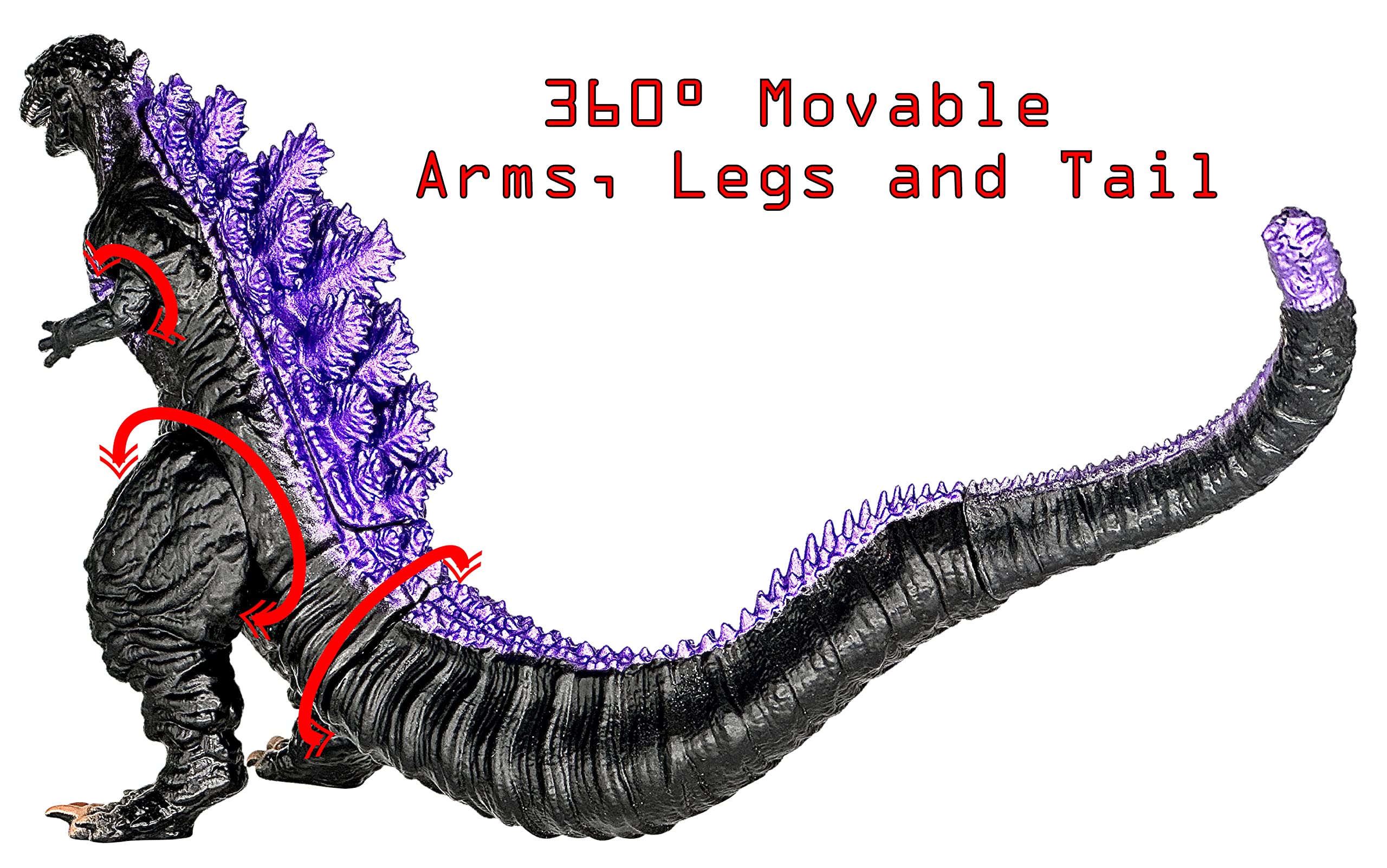 Foto 6 pulgar | Juego De 2 Figuras De Acción De Juguete Twcare Legendary Shin Godzilla Contra Mecha King Ghidorah - Venta Internacional