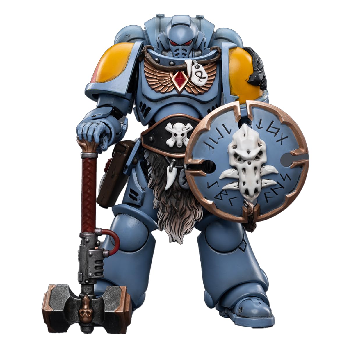 Figura De Acción Joytoy Warhammer 40,000 Space Wolves 1/18 - Venta Internacional.