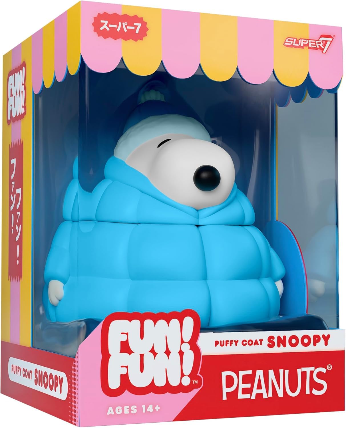 Foto 3 pulgar | Figura De Acción Super7 Fun! ¡diversión! Abrigo Acolchado Peanuts Snoopy De 5 Pulgadas - Venta Internacional.