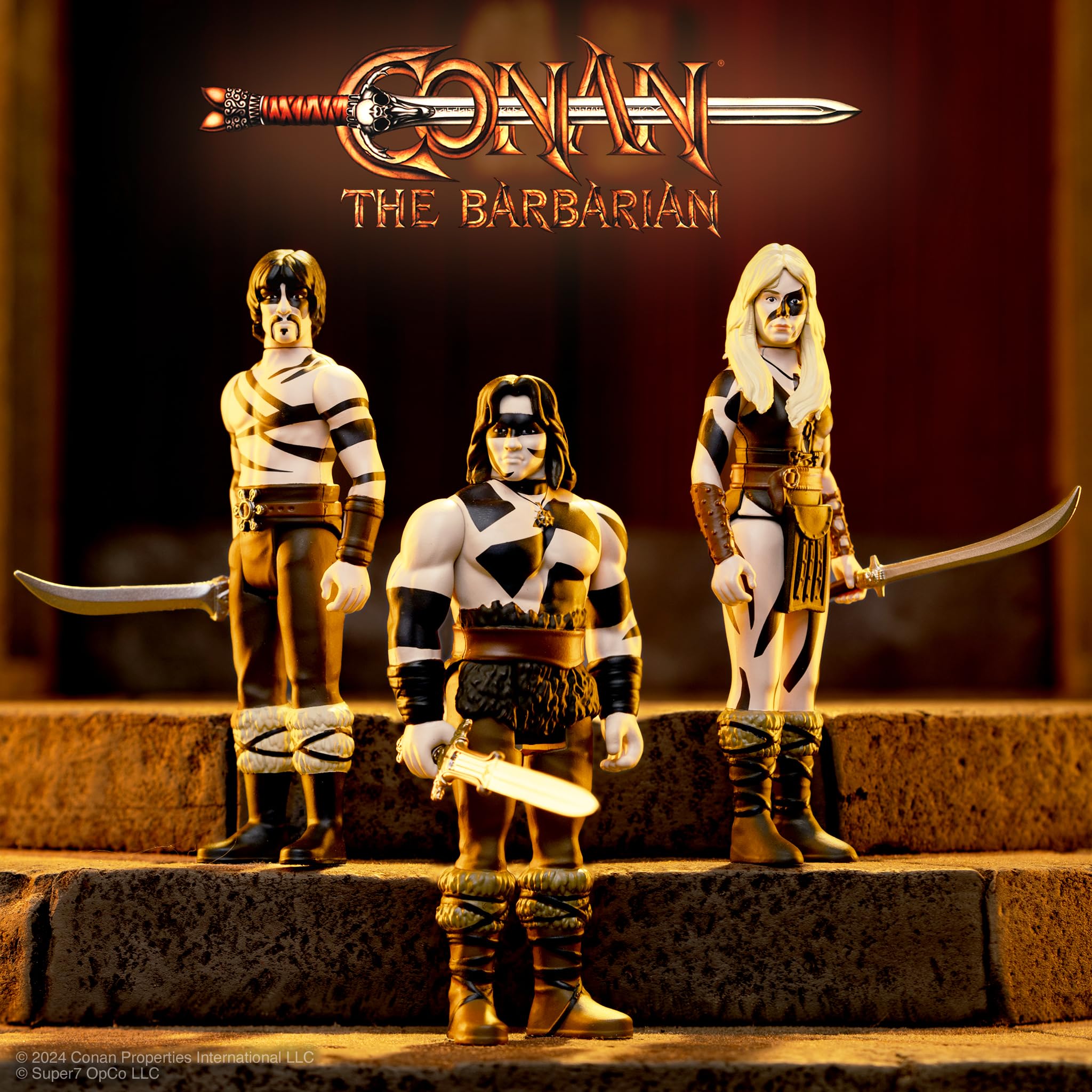 Foto 5 pulgar | Figura De Acción Super7 Conan The Barbarian War Paint, 3.75 Pulgadas - Venta Internacional.