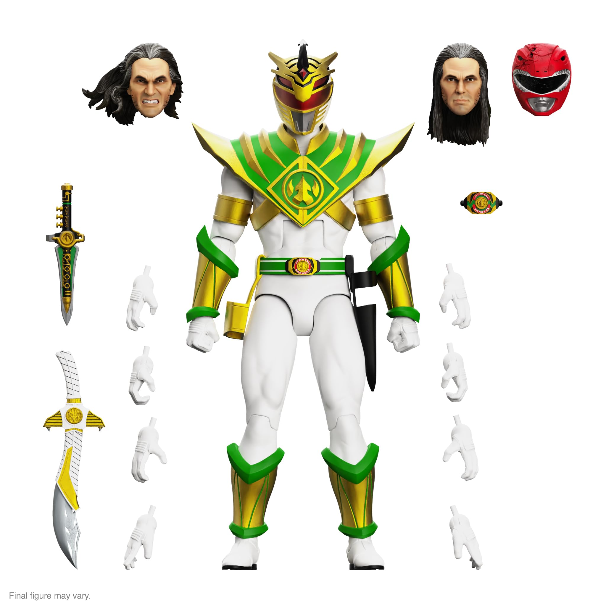 Figura De Acción Super7 Ultimates! ¡poderoso Morphin Power Rangers, Lord Drakkon! - Venta Internacional.