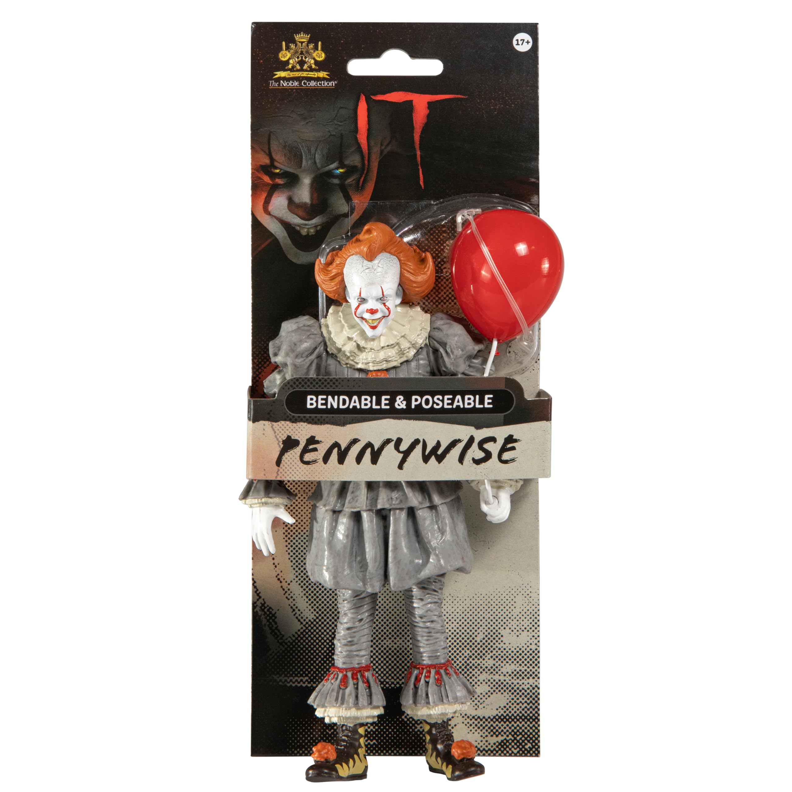 Figura De Acción The Noble Collection Bendable It Pennywise De 7 Pulgadas - Venta Internacional.