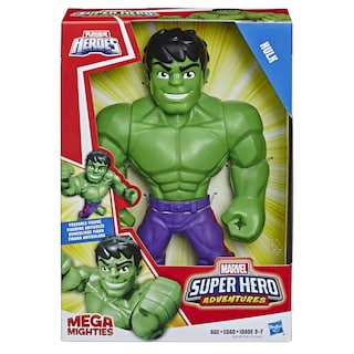 Foto 2 | Figura De Acción Marvel Super Hero Adventures Hulk 10'' Kids 3+ - Venta Internacional.
