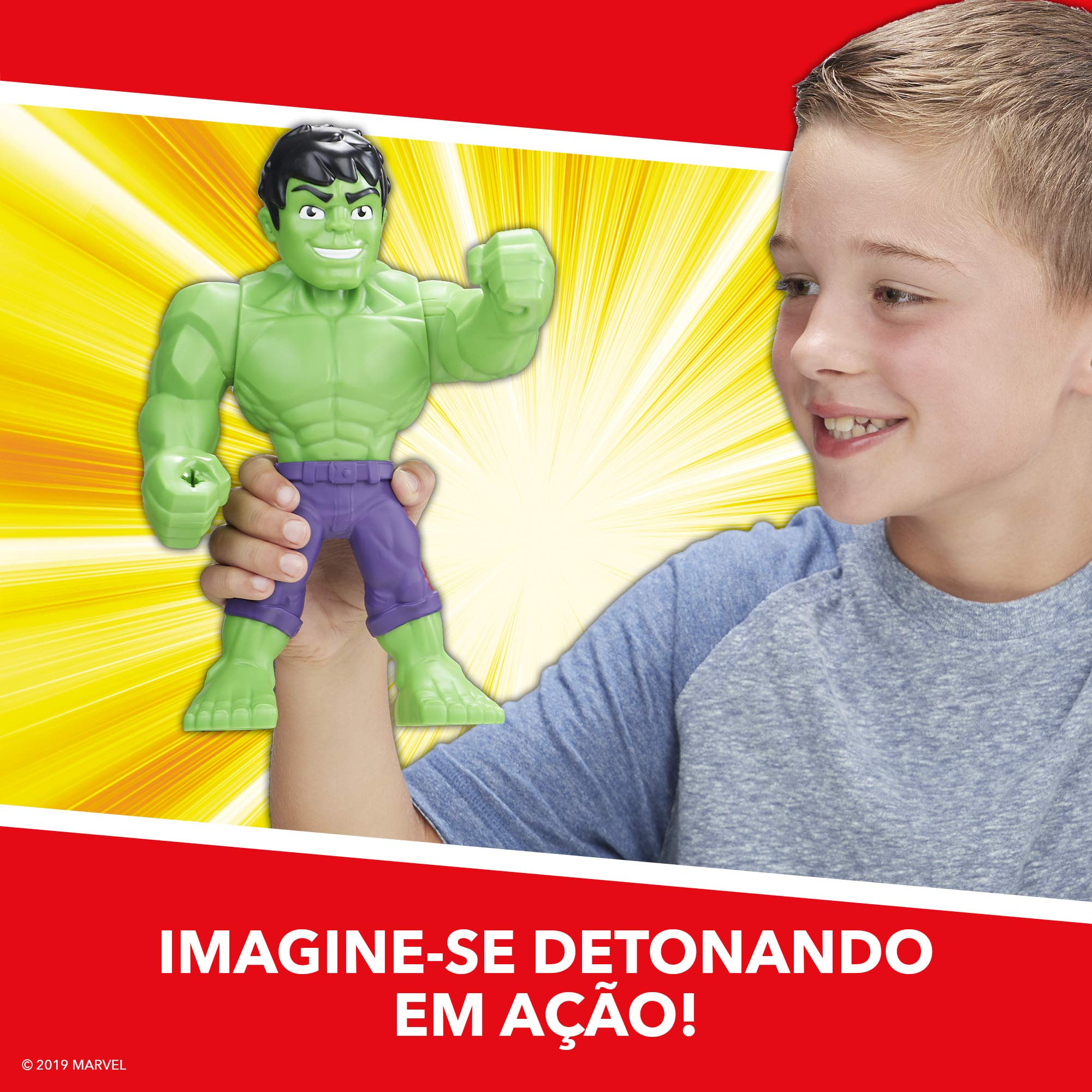 Foto 5 pulgar | Figura De Acción Marvel Super Hero Adventures Hulk 10'' Kids 3+ - Venta Internacional.